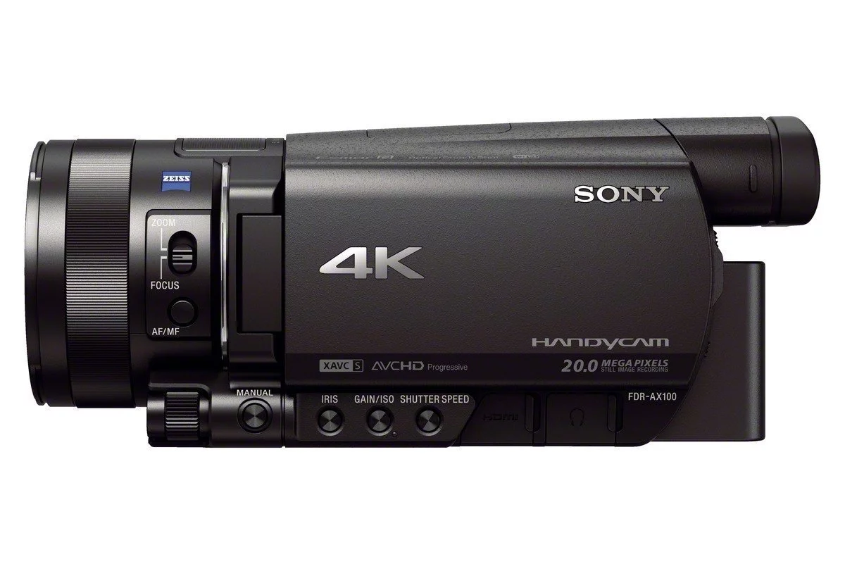 Sony FDR-AX100/B 4K Video Camera with 3.5-Inch LCD (Black) (International Model) No Warranty
