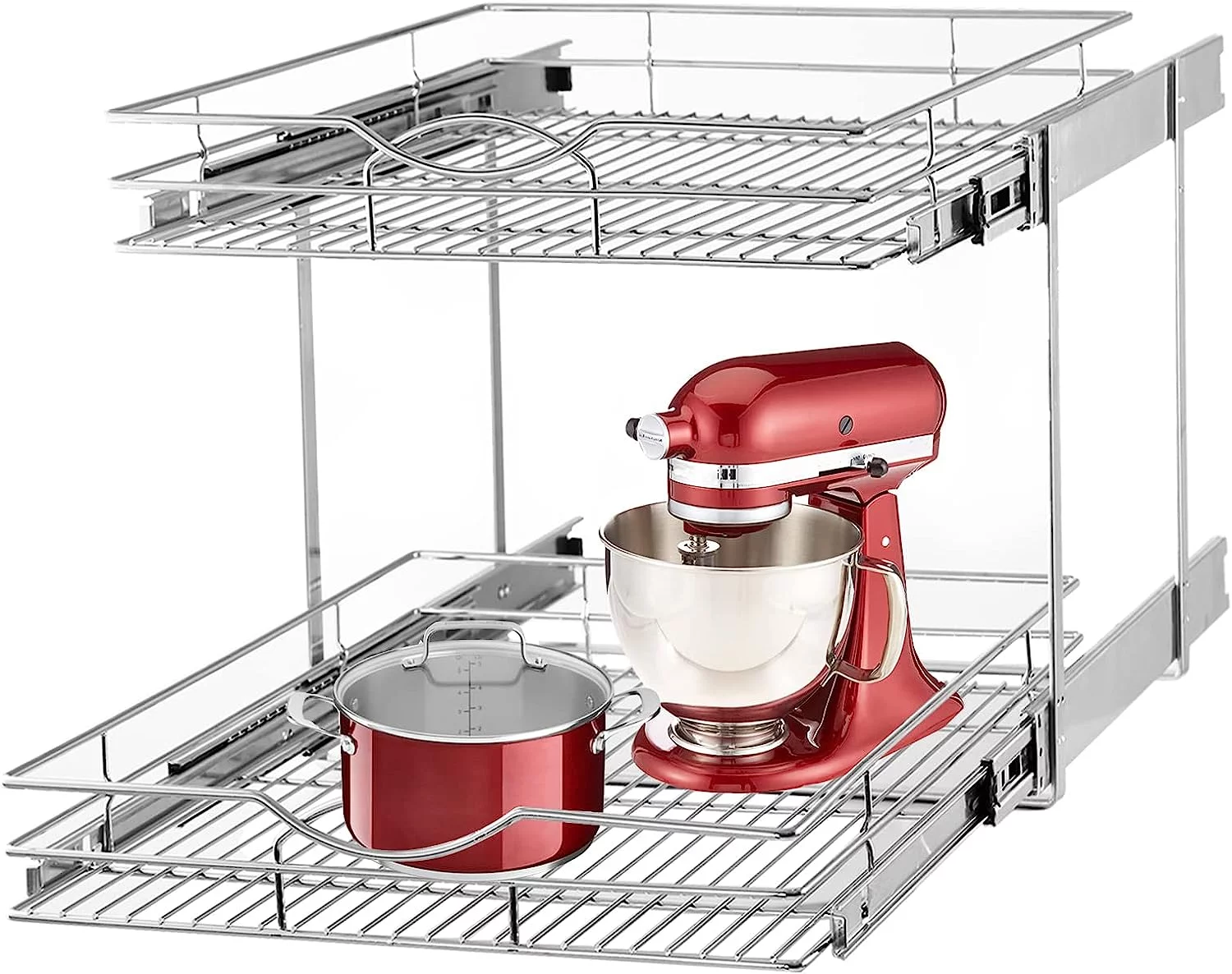 2-Tier Pull Out Cabinet Organizer(14