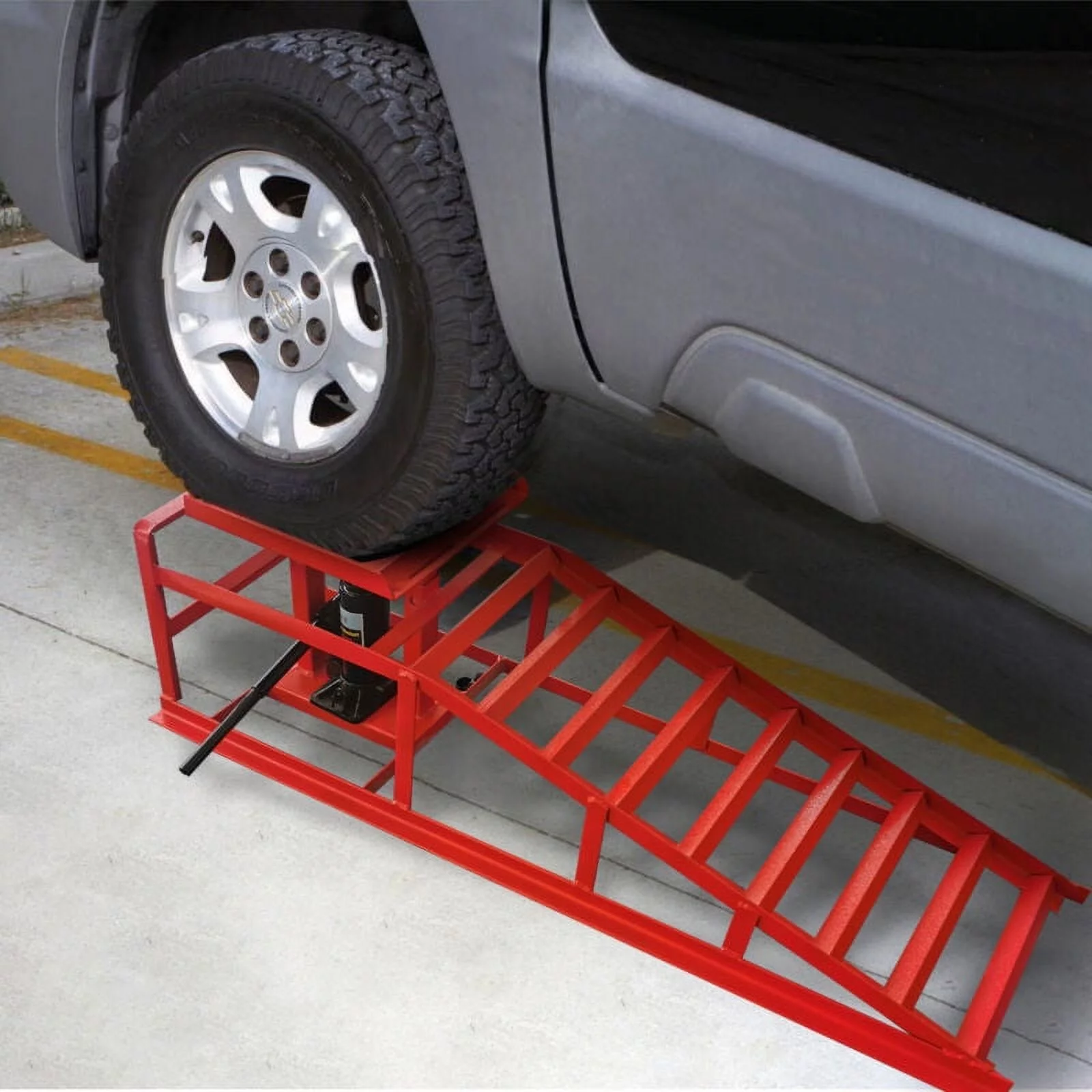 EAYSG Car Ramp Lifts - 2PCS Auto Car Truck Service Ramps Lifts, 10000lbs Heavy Duty Hydraulic Car Ramps Lift for Car Repair