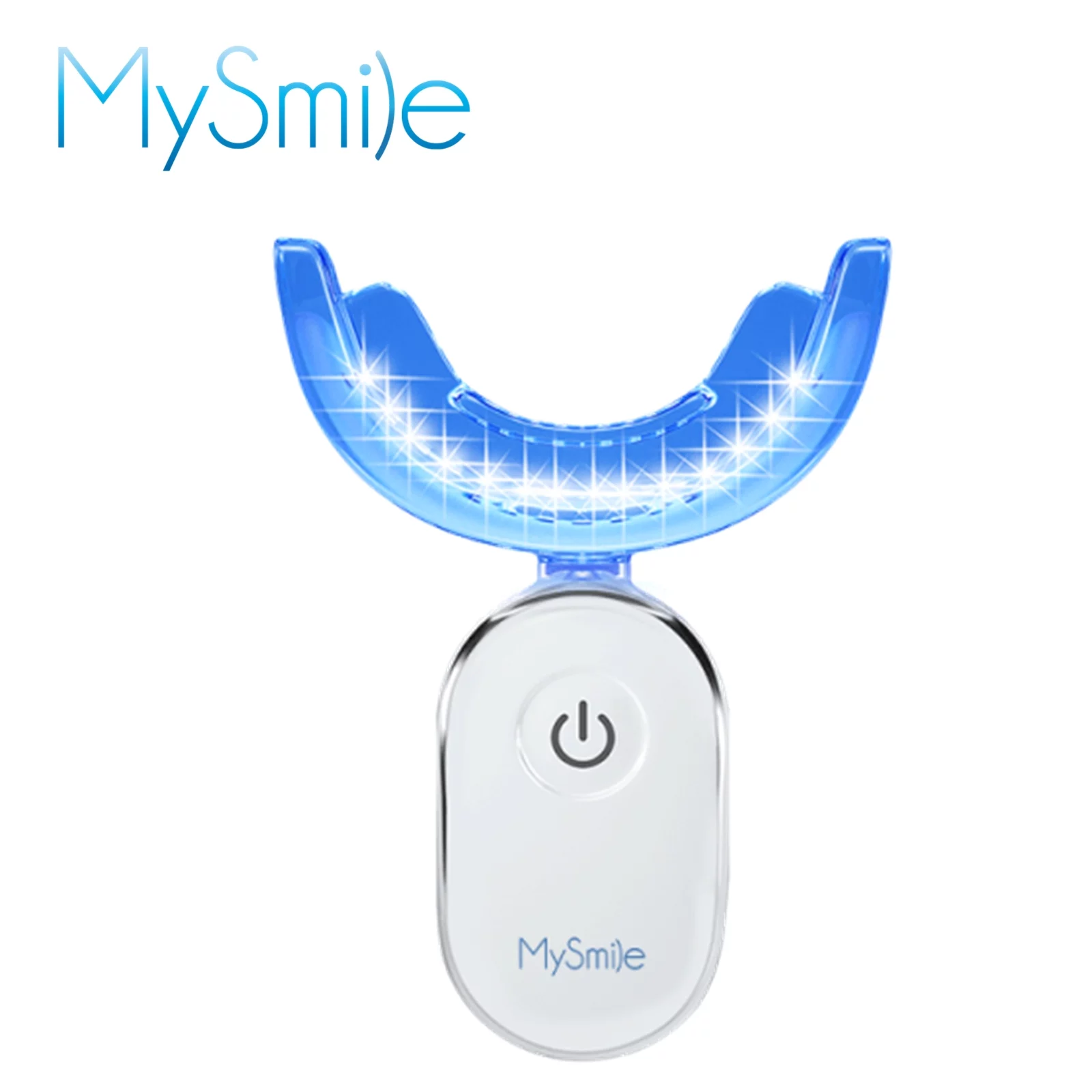 MySmile 6*3ml 35% Teeth Whitening Kit with 28-LED USB Light, Tooth Whitener, Non Sensitive Teeth Whitening Carbamide Peroxide Refill Pack Gel, 10 Minutes Whitening Treatment