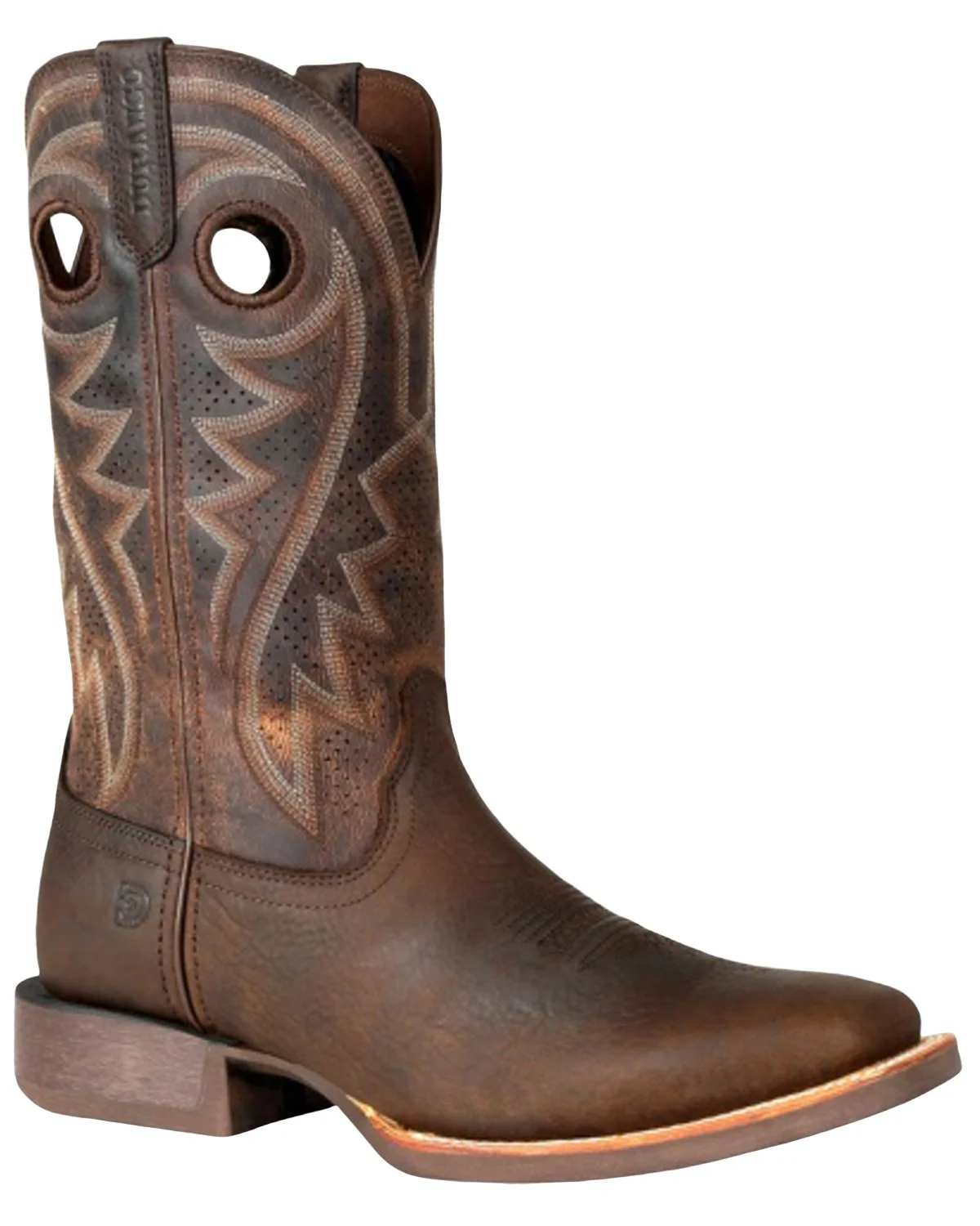 Durango Men's Rebel Pro Ventilated Western Performance Boot Square Toe Brown 9 EE US