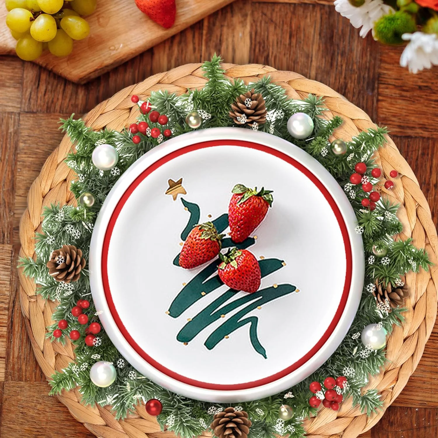 Defined Deco Woven Placemats Set of 6,13