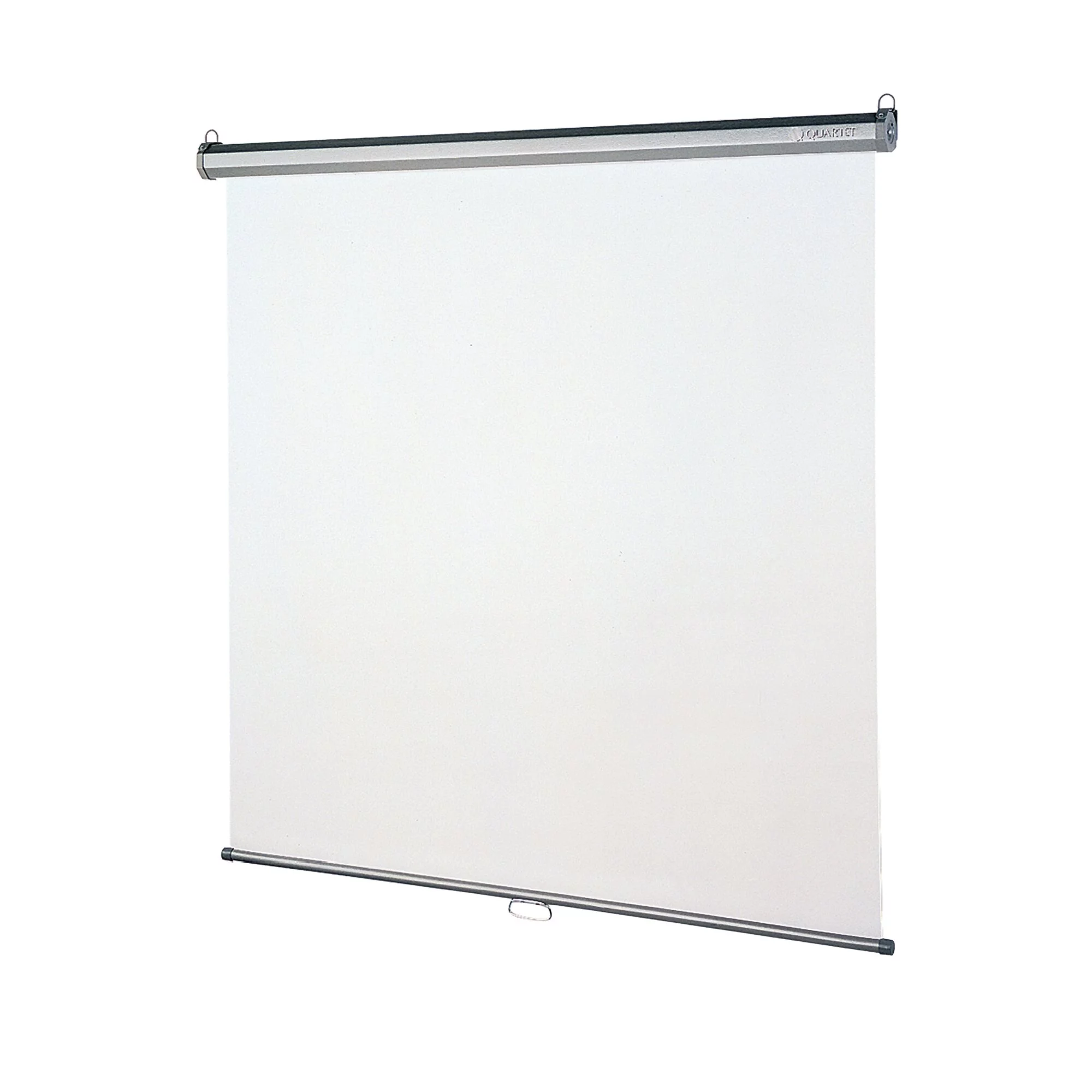 Quartet 684S 84 in. x 84 in. Wall or Ceiling Projection Screen - White Matte Finish