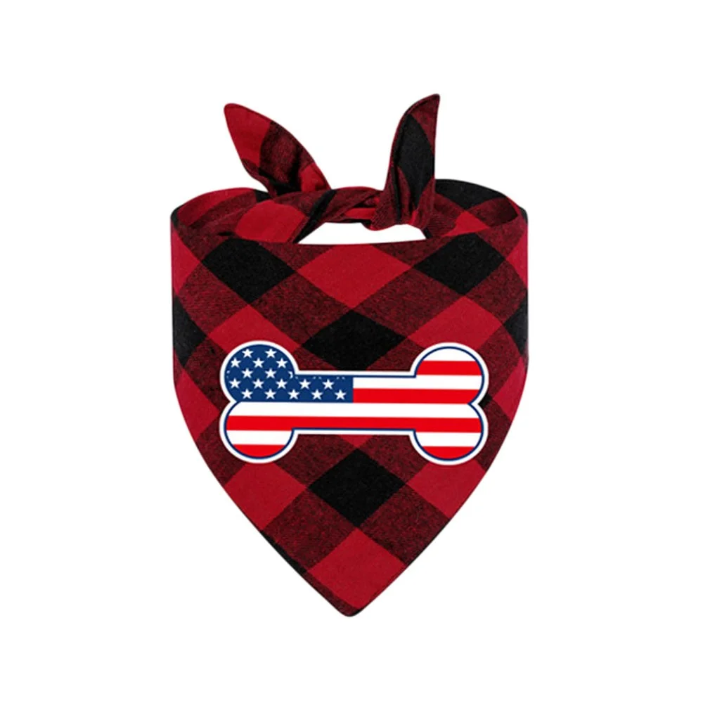 Yeetfub Clearance Microfiber Towel Pet Bandana And Scarf Set For American Independence Day 1PC Cotton Hand Towels For Bathroom