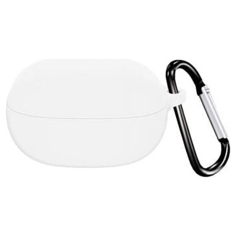 GadgetCom Replacement Case Compatible with Anker Soundcore Liberty 4 , Shockproof Silicone Earbuds Pouch Cover With Carabiner