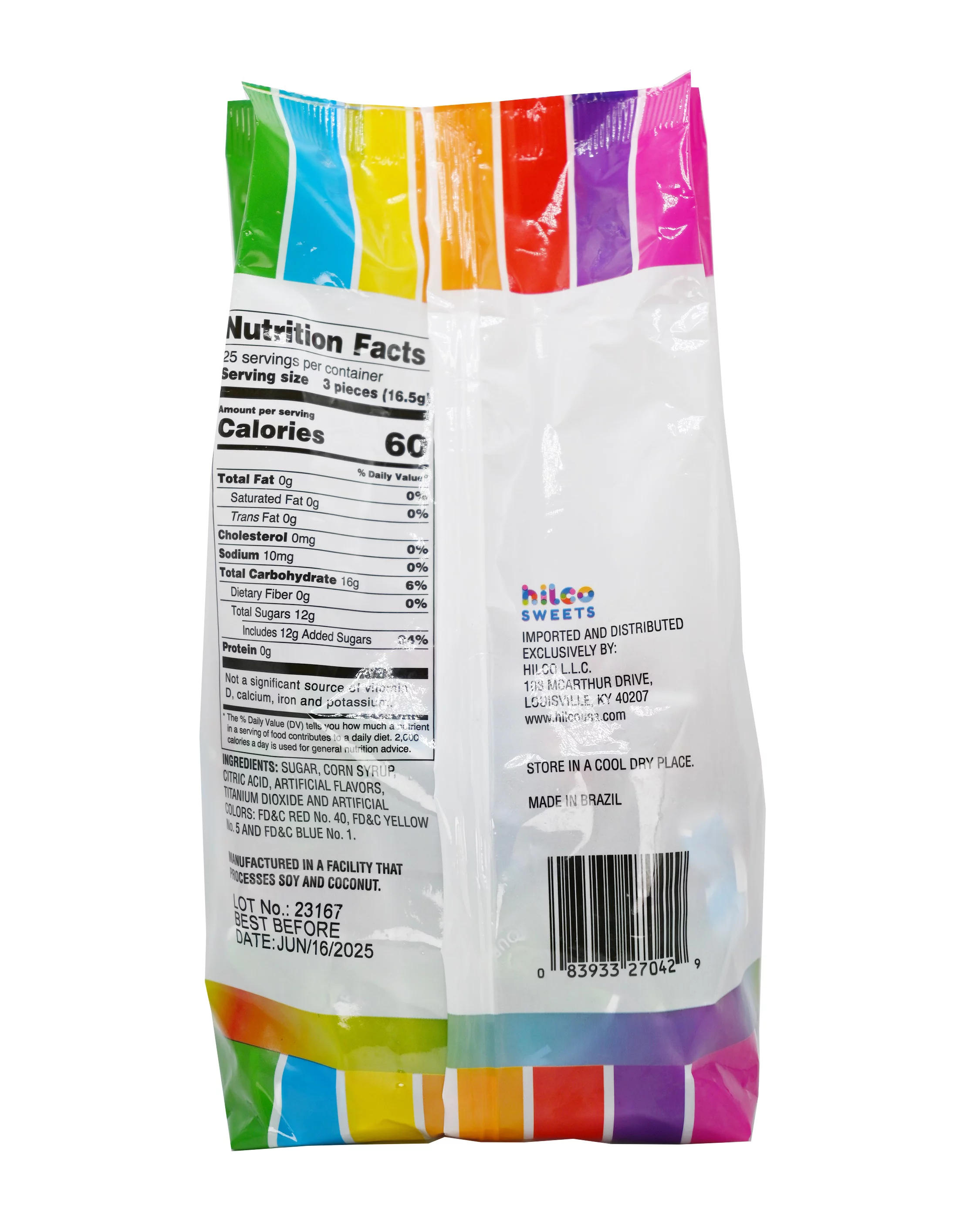 Hilco Assorted Lollipops, 75 Count 14.5 oz, Gusset Bag, Allergens Not Contained