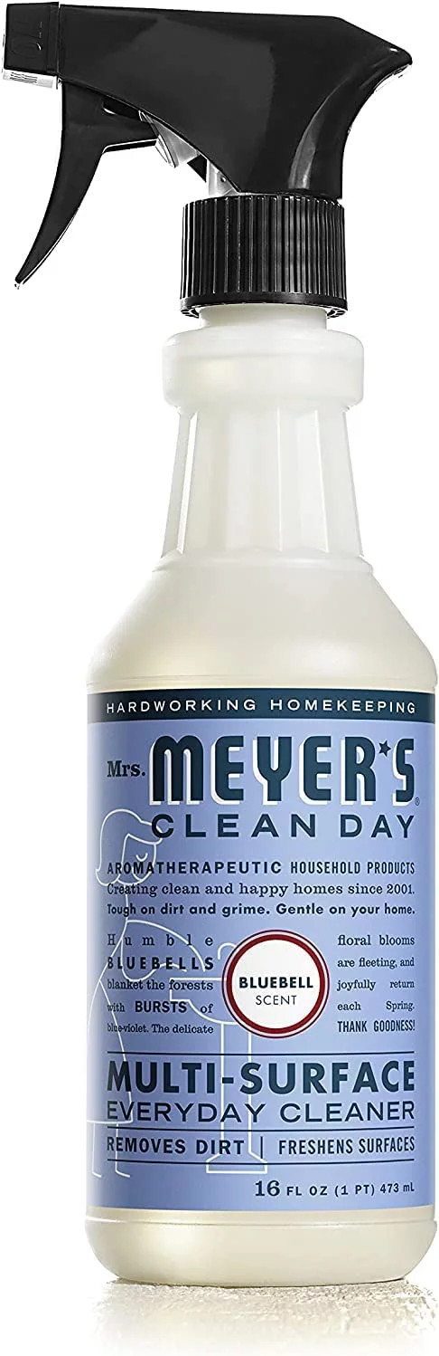 Mrs. Meyer's Bluebell Kitchen Set, Dish Soap, Hand Soap, and Multi-Surface Cleaner (3 CT Bundle)