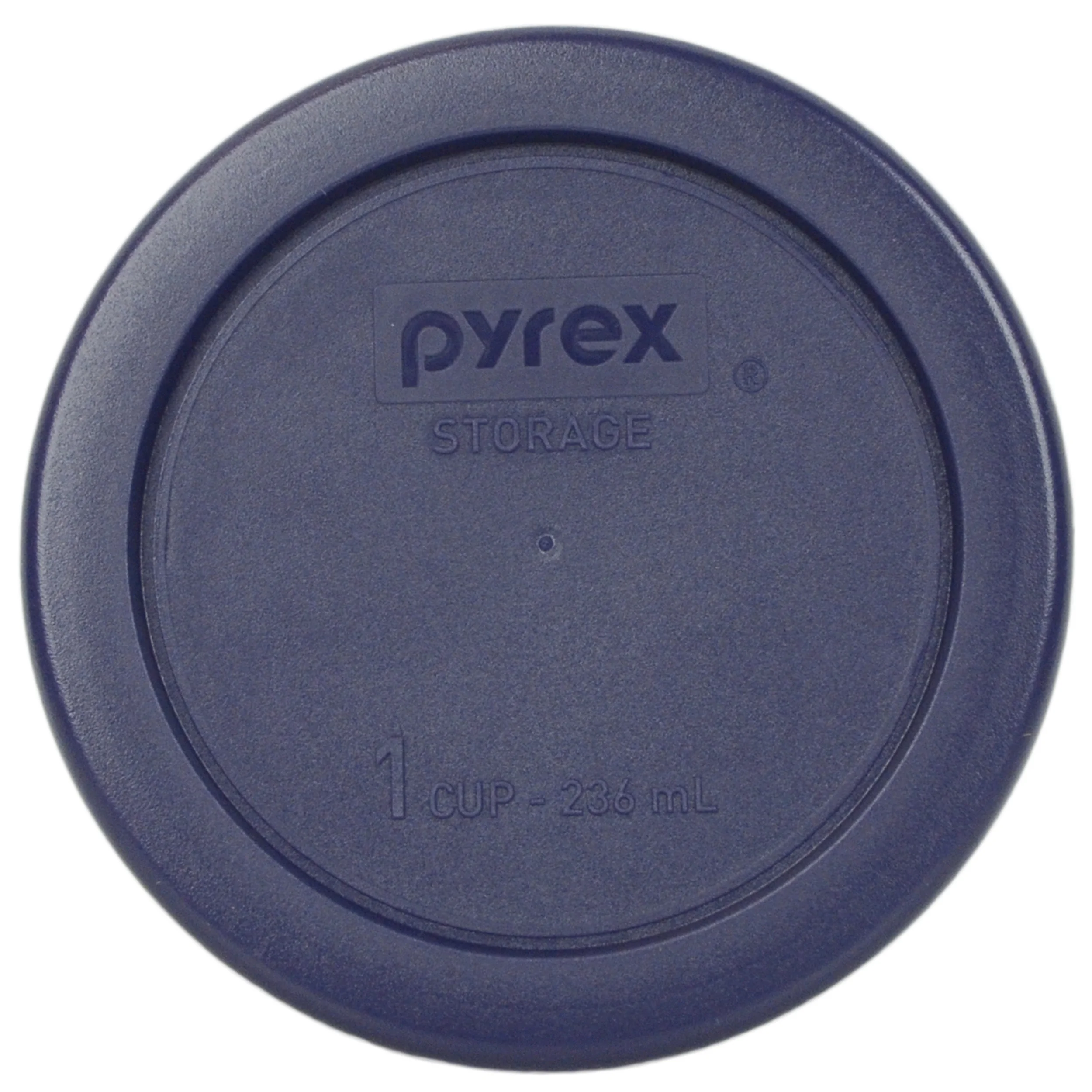 Pyrex Replacement Lid (3) 7202-PC 1-Cup Dark Blue (3) 7200-PC 2-Cup Orange, (3) 7201-PC 4-Cup White, and (3) 7210-PC 3-Cup Dark Blue Plastic Lids