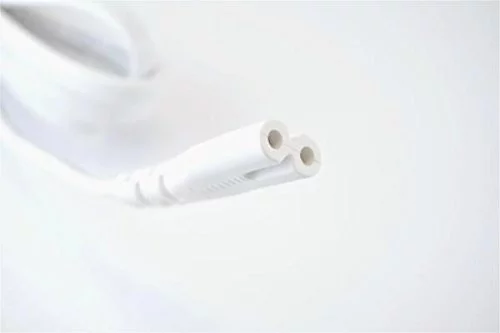 [UL Listed] OMNIHIL White 5 Feet Long AC Power Cord Compatible with ANKER NEBULA PRIZM