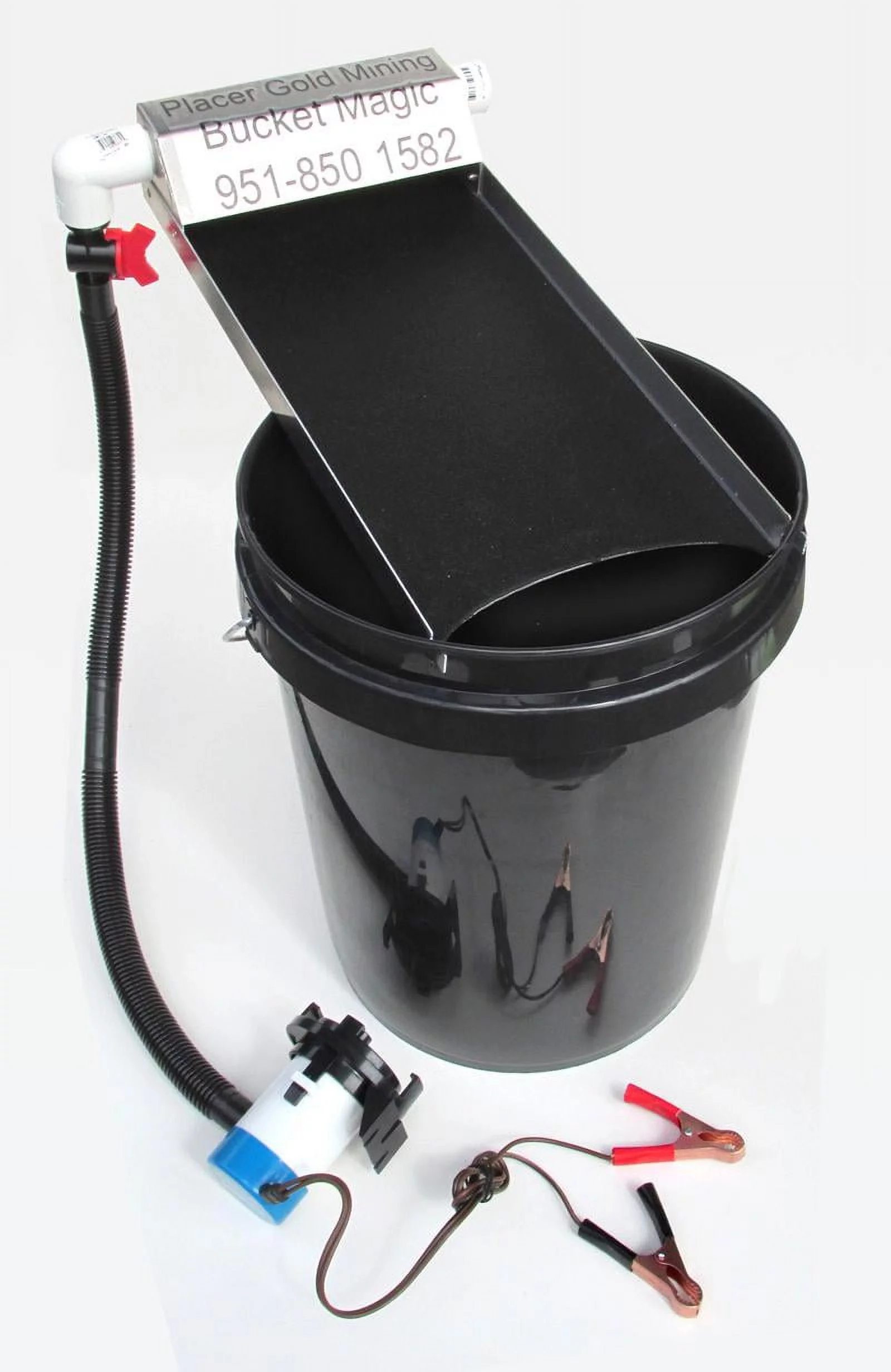 Black Magic Mini Bucket Kit for Fine Gold Recovery - Miller Table - Gold Mining Equipment