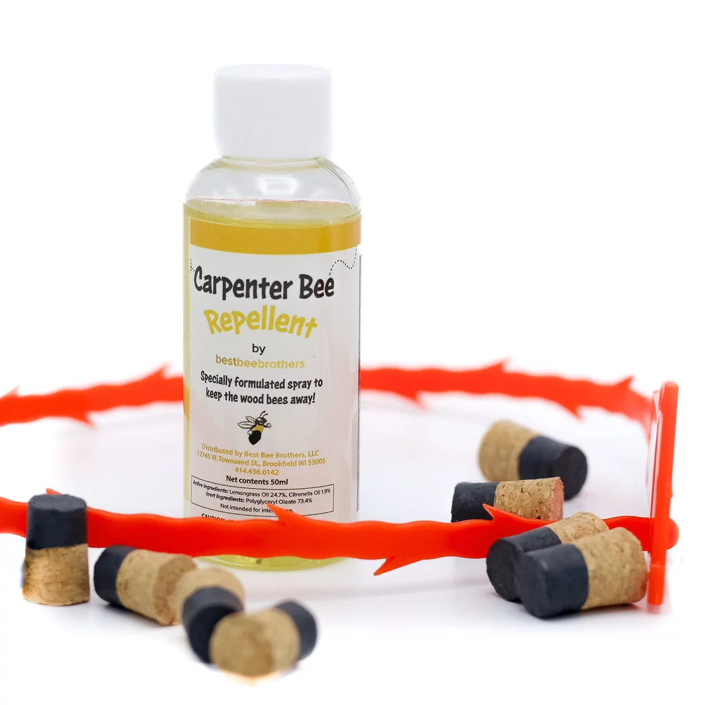 Total Bee-Fense Kit for Repairing Carpenter Bee Damage by Best Bee Brothers