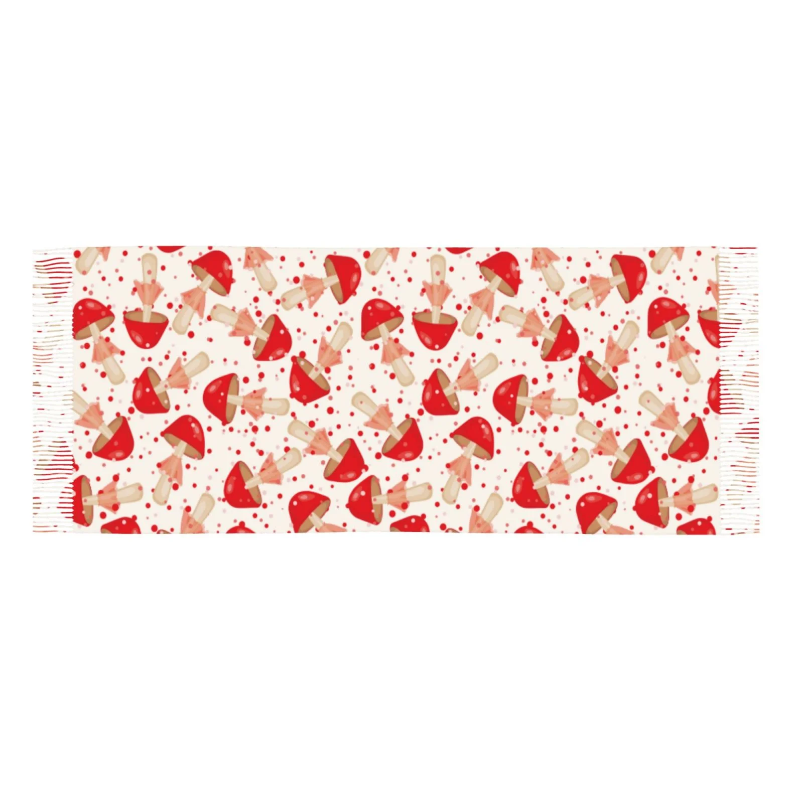 Ocsxa Scarf Shawl Wraps For Women Soft Cashmere Scarf Cute Mushroom Printed Large Blanket Scarf