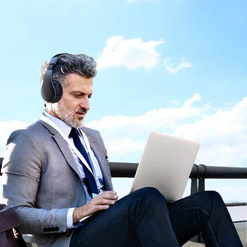 Foldable Wireless Headphones for Moto G Stylus 5G (2022) Phone - Headset w Mic Hands-free Earphones G5R Compatible With Motorola Moto G Stylus 5G (2022)