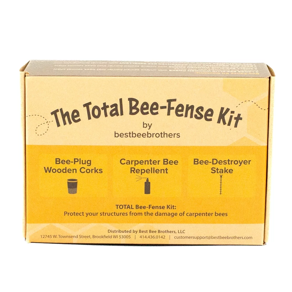 Total Bee-Fense Kit for Repairing Carpenter Bee Damage by Best Bee Brothers
