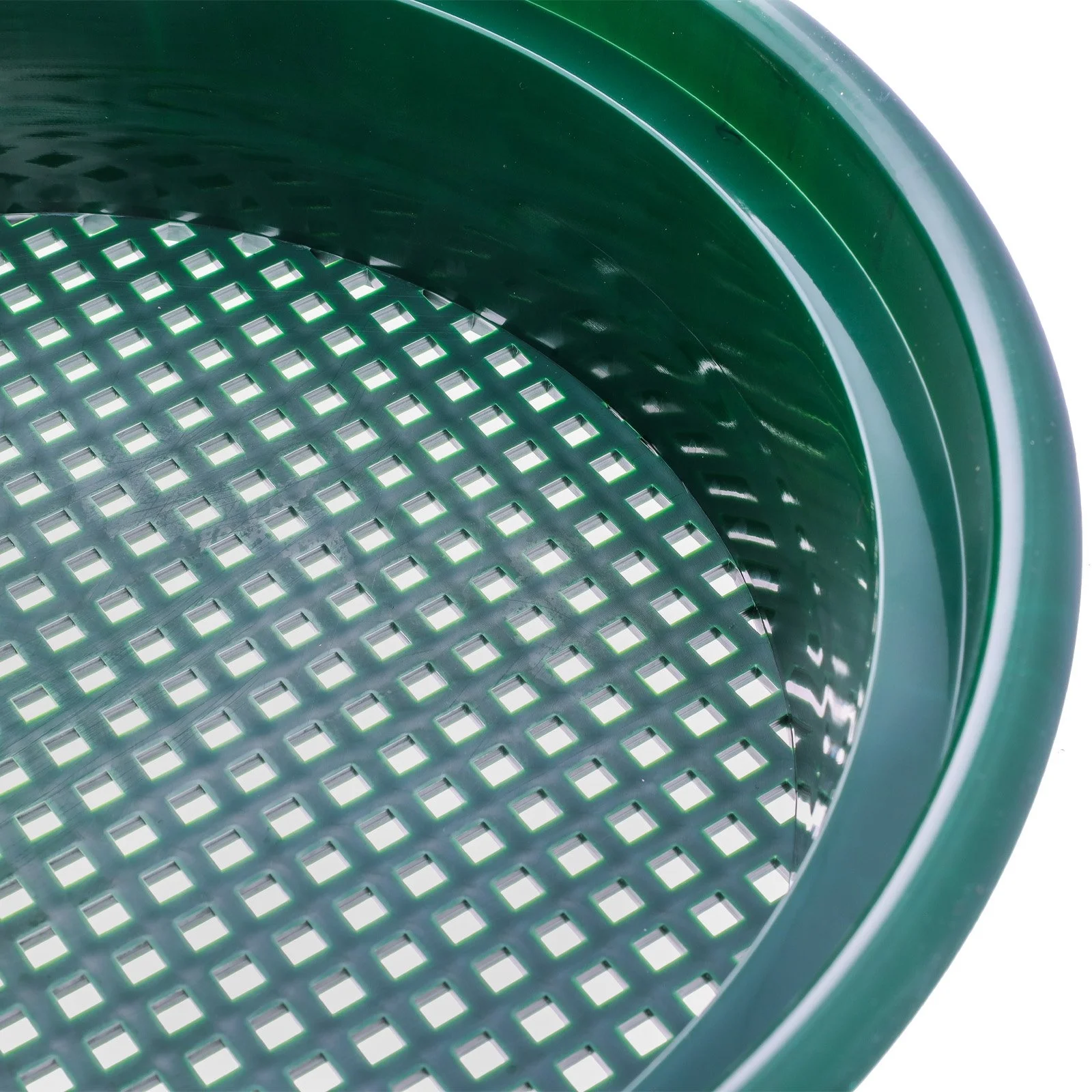 Gold Rush Mineral Sifting Classifier Sieve Prospect Pan (4 Holes/Inch)