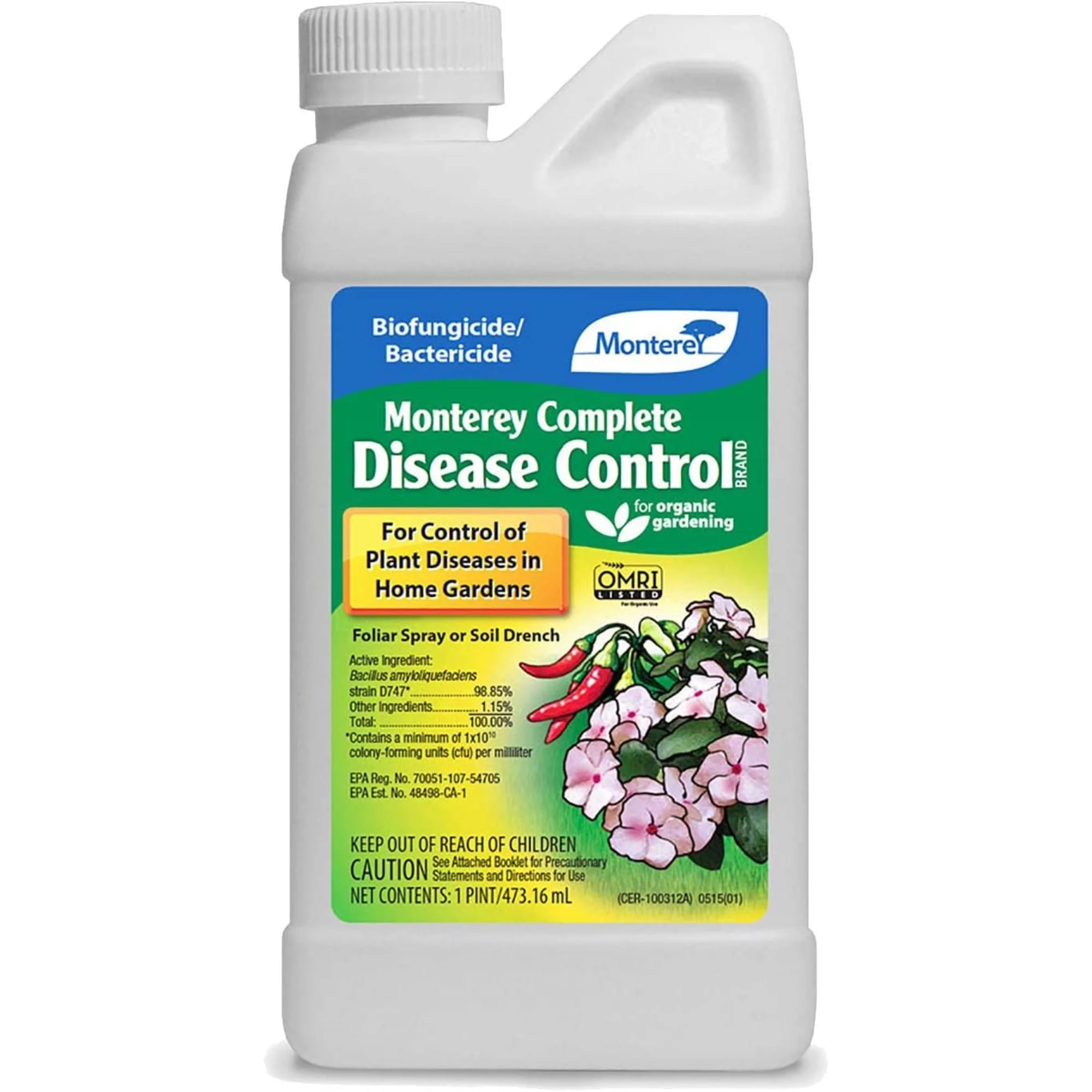 Monterey Complete Disease Control Biofungicide/Bactericide Concentrate Organic, 16 oz