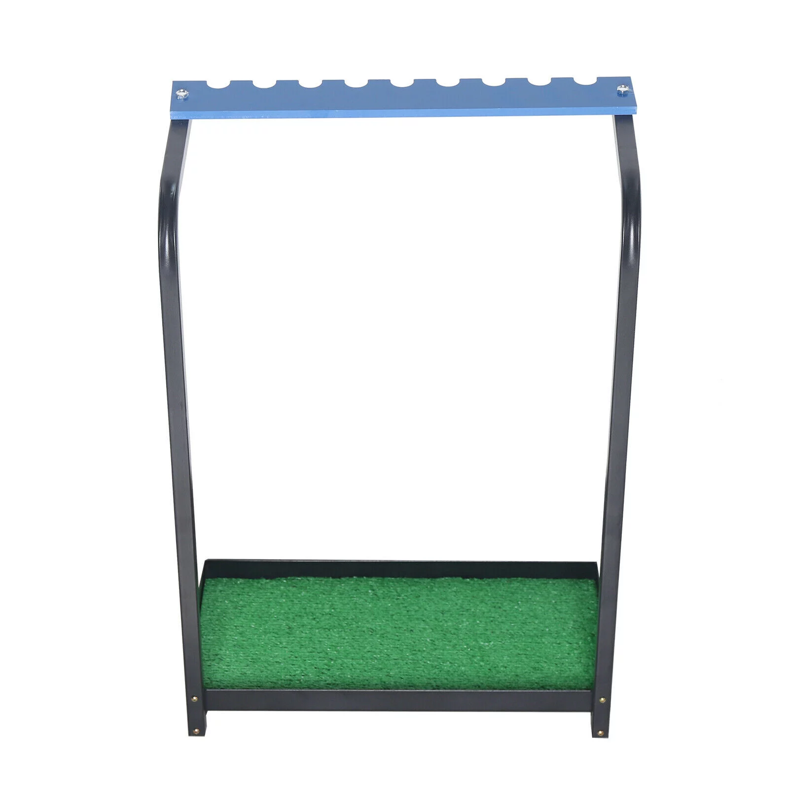 Miumaeov 9 Clubs Golf Organizer Metal Storage Rack Club Equipment Holder Accessories