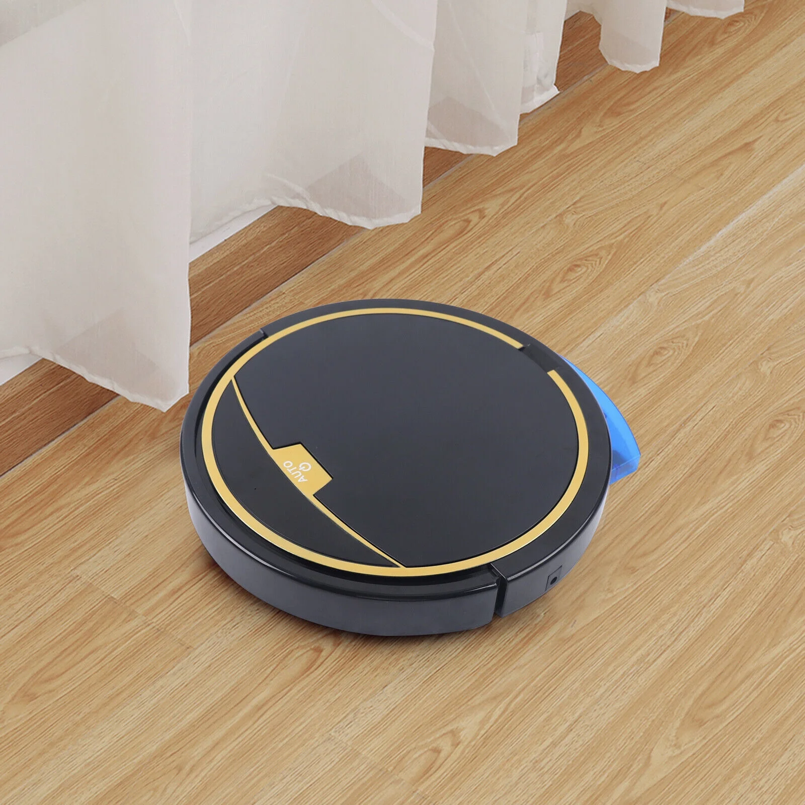 ZhdnBhnos 3-in-1 Rechargeable Auto Cleaning Robot Vacuum Cleaner Mop Floor Sweeper with 150ml Water Tank