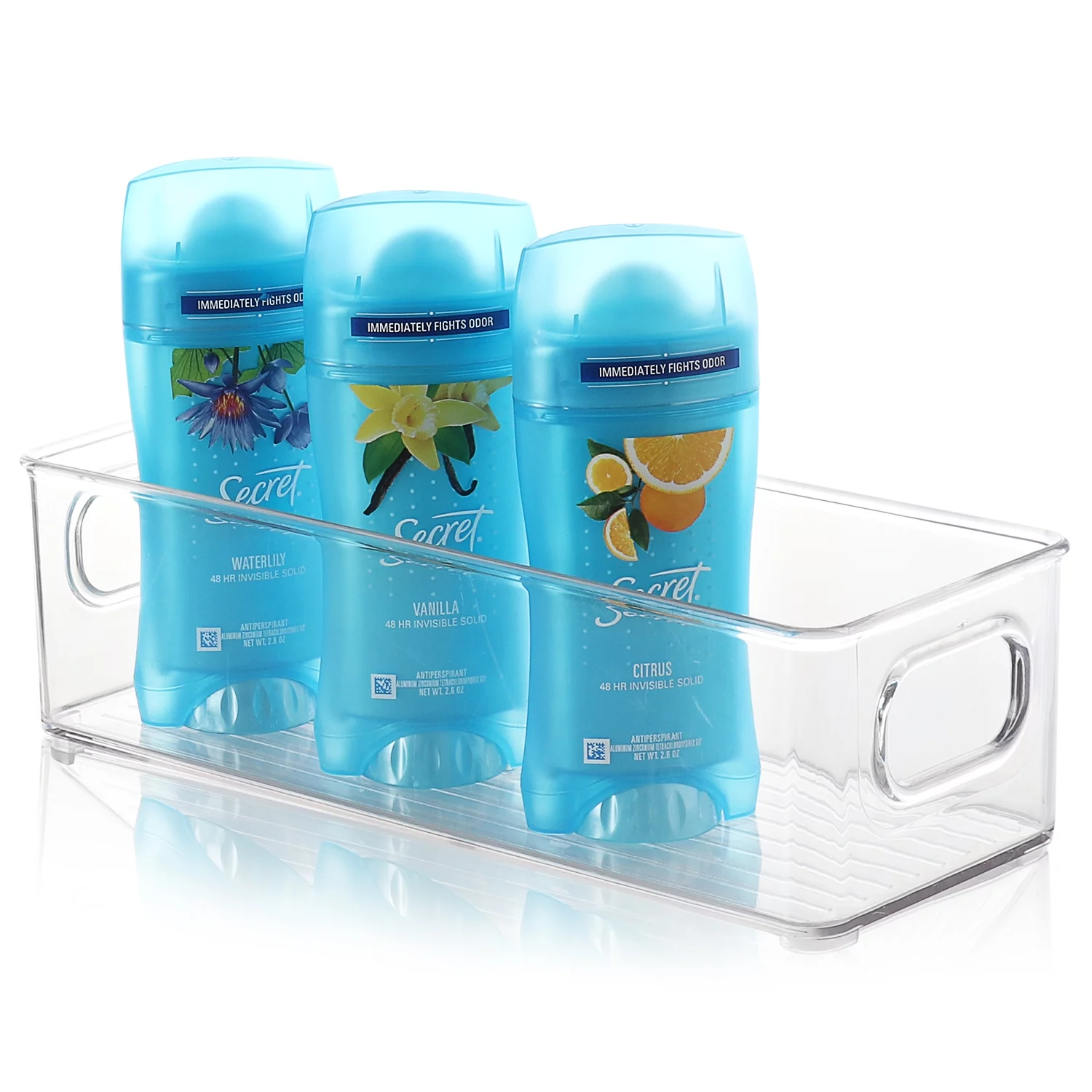StorageBud Clear Storage Bins , 10X4X3