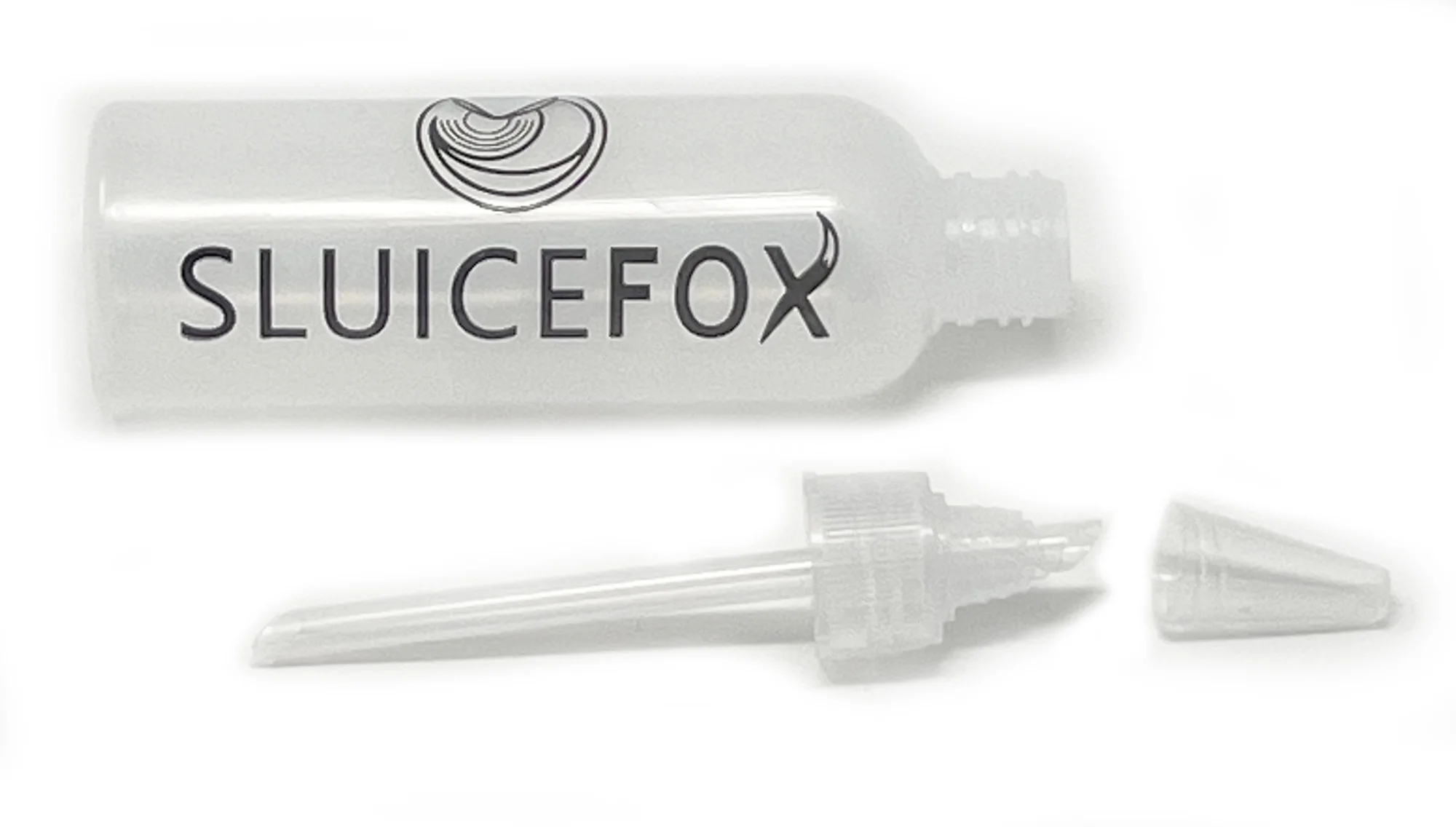 Sluice Fox Sluice Fox Snifter Bottle for Gold Panning Mining and prospecting; Plastic Cleanup tool for paydirt fine gold recovery in your gold prospecting tool kit