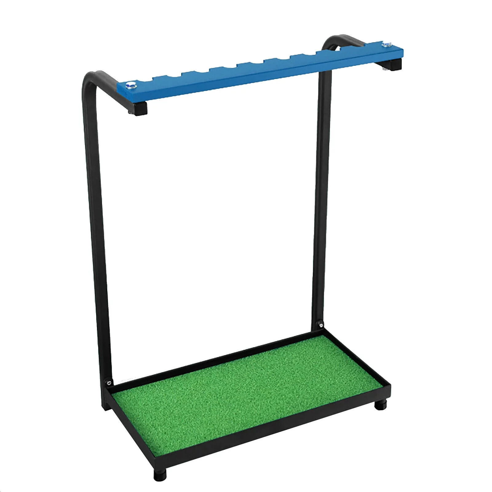 Miumaeov 9 Clubs Golf Organizer Metal Storage Rack Club Equipment Holder Accessories