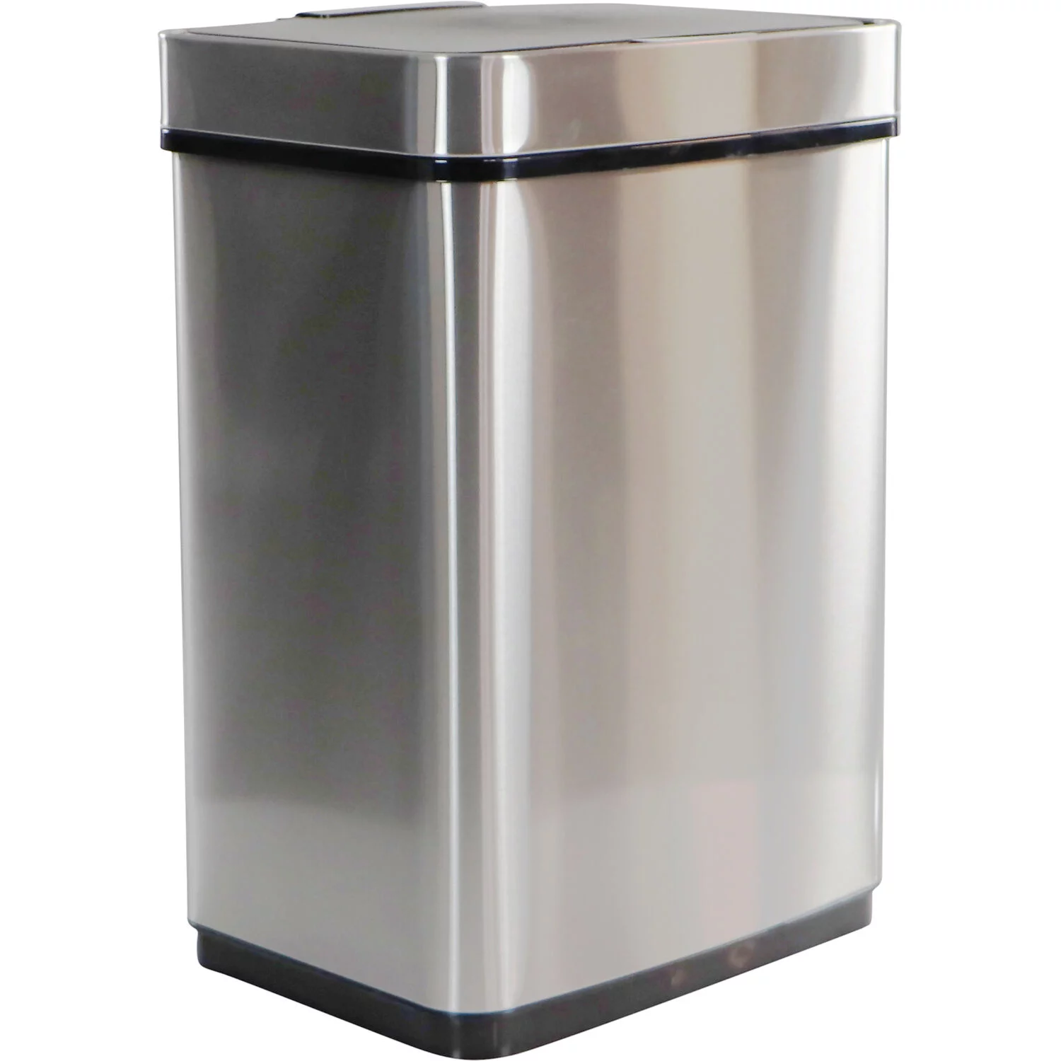 Hanover Trash Can Garbage Bin, Fingerprint resistant, Soft Close, Sensor Lid, 50 Liter/13.2 Gallon
