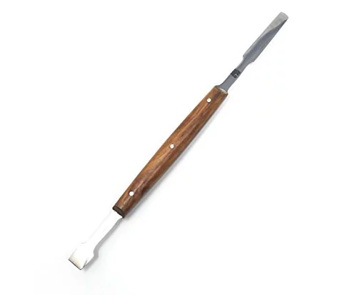 3D Printing 3D Print Clean-Up Utility Tool #3 - End Sharpened Wide Scraper/Narrow Tapered Scraper Combination -Cut and Pry Support from 3D Prints