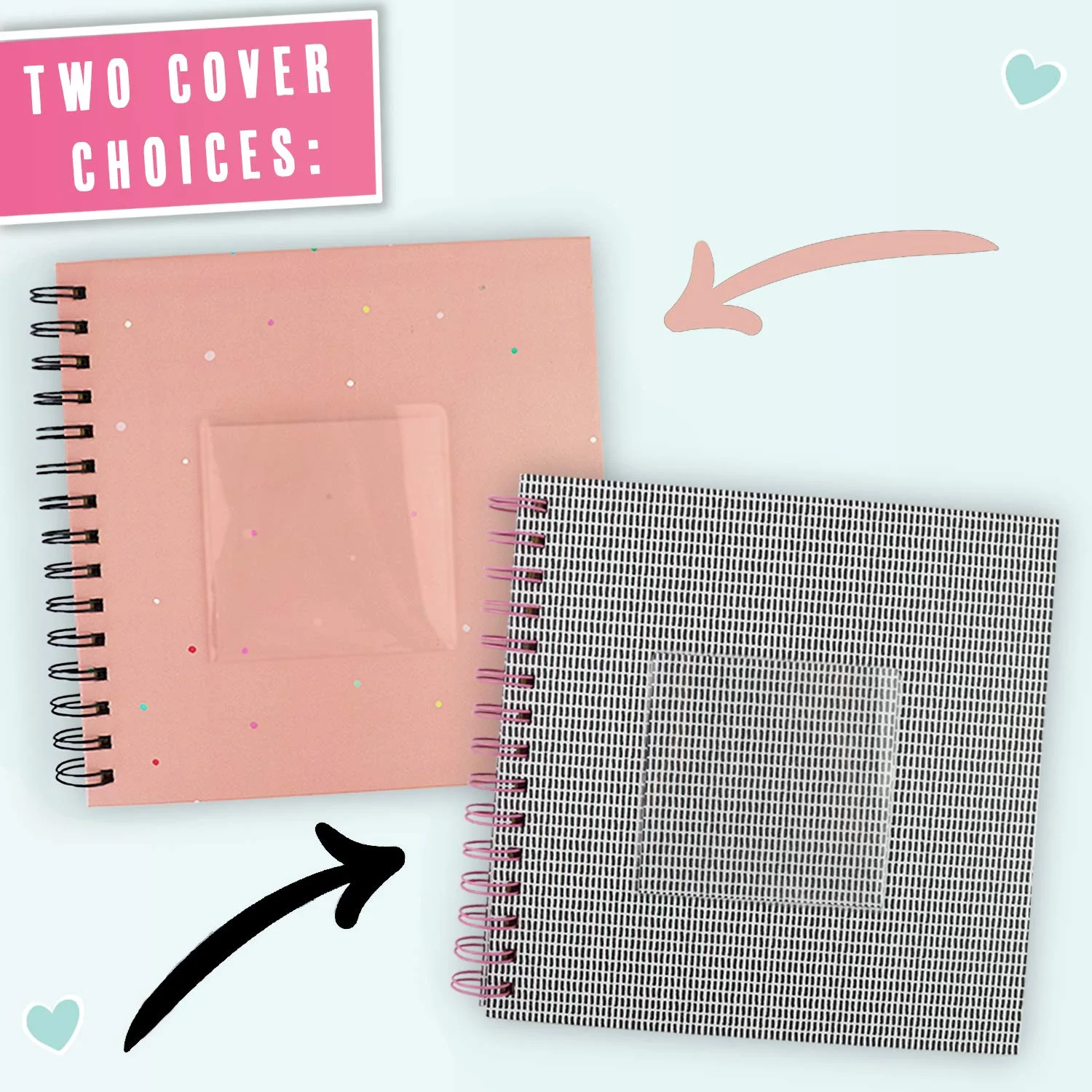 Design Your Own Pink Scrapbook by Doodle Hog, Kids Scrapbook Kit, Gifts for 10 Year Old Girl, Personalize & Decorate Your DIY Scrapbook with Washi Tape, Sticker Sheets, 40-Page Thick Paper, Hardcover