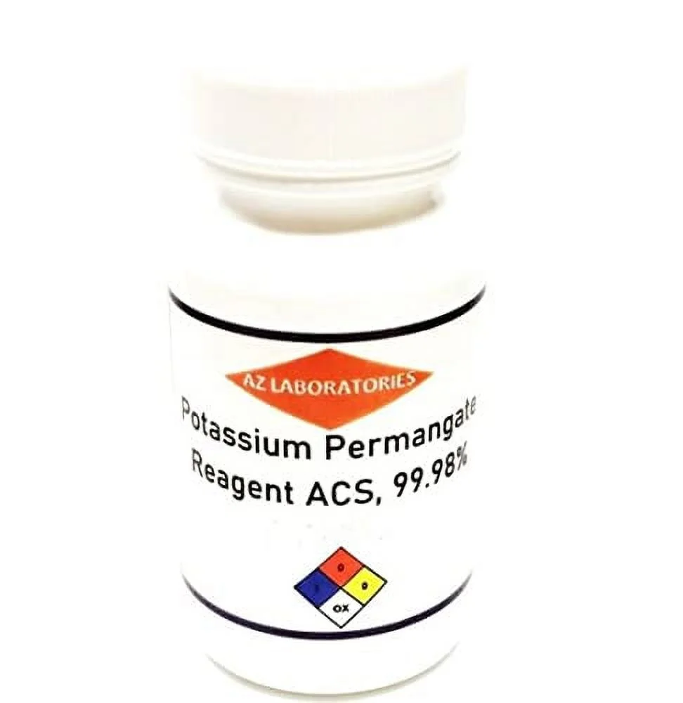 Potassium Permanganate Reagent, 8 OZ - The 3D Science - Free Flowing - Same Day Ship - USA Made