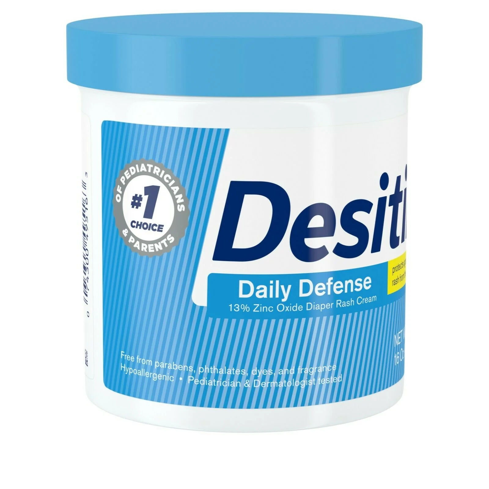 DESITIN Rapid Relief Diaper Rash Cream 16 oz (Pack of 2)