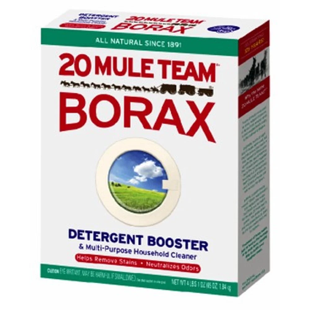 20 Mule Team All Natural Borax Detergent Booster & Multi-Purpose Household Cleaner, 65 Ounce (Pack of 32)