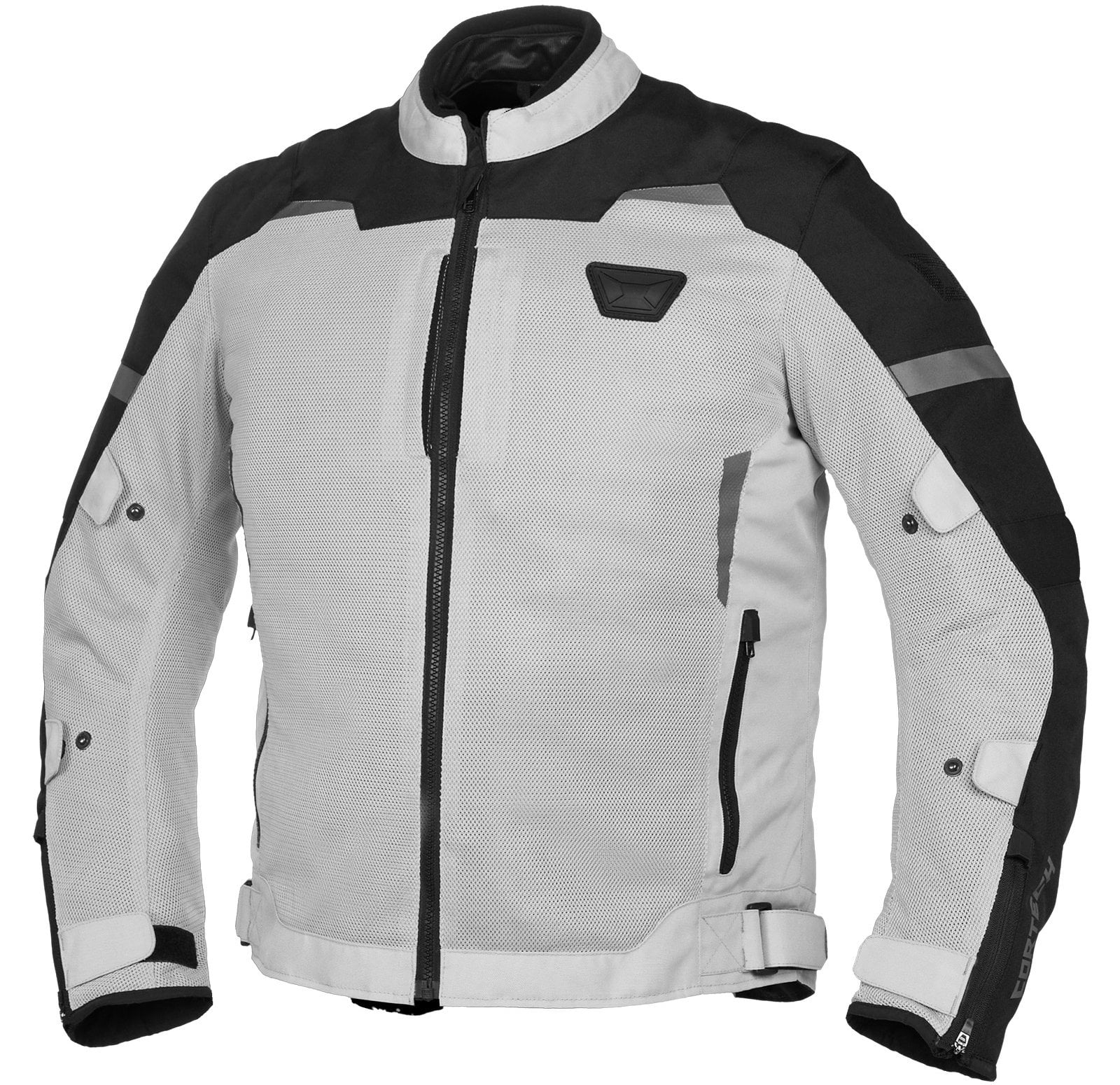 Cortech Aero-Flo 2.0 Mens Textile Motorcycle Jacket Silver XL