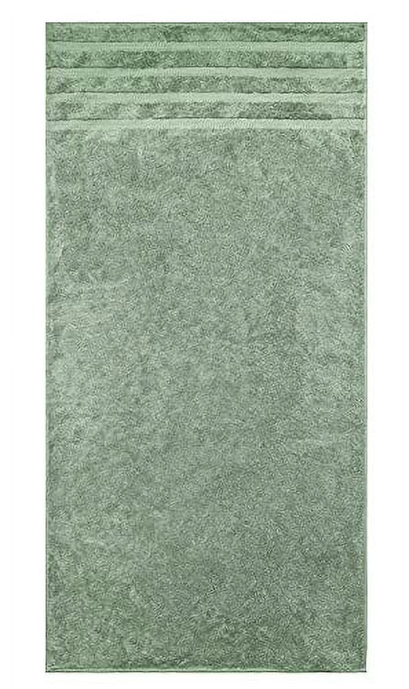 American Soft Linen Luxury Hotel & Spa Quality, Turkish Cotton, 27x54 Inches 4-Piece Bath Towel Set for Maximum Softness & Absorbency, Dry Quickly - Sage Green