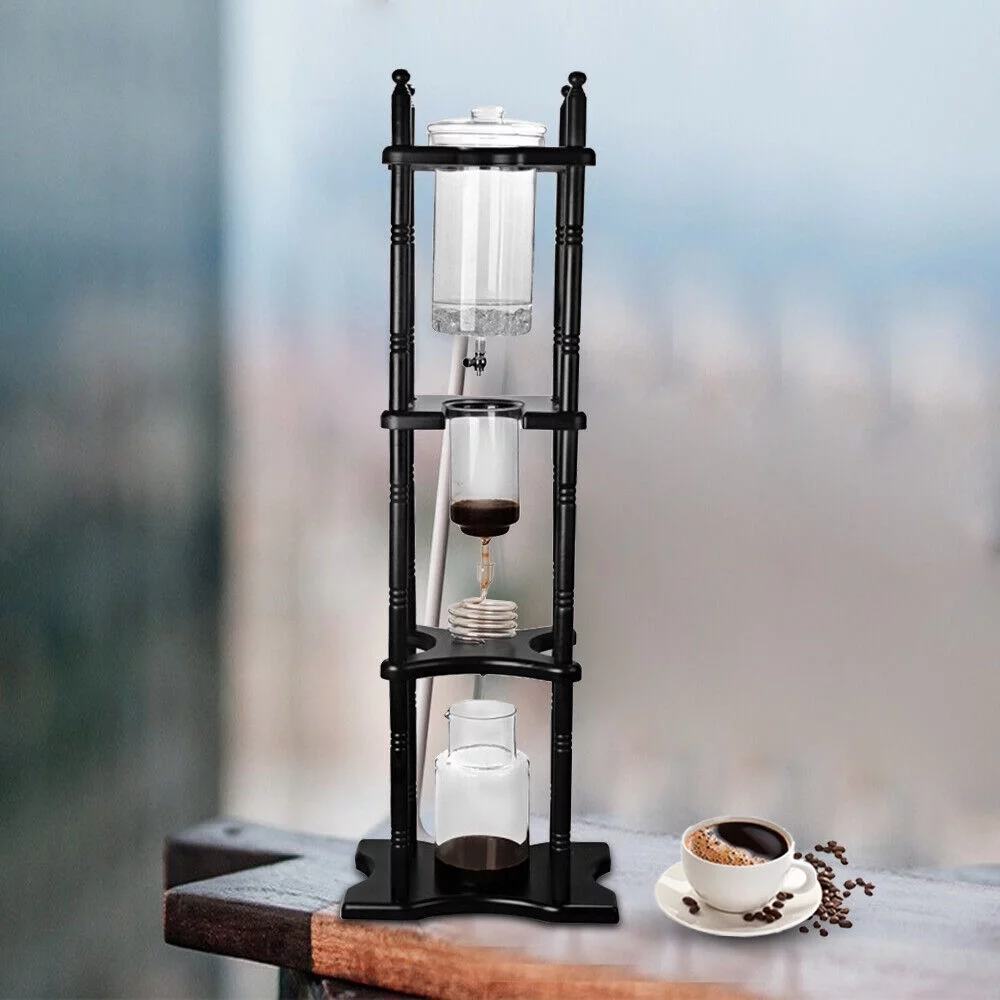2500ml Glass Dutch Coffee Dripper Ice Drip Coffee Tower Cold Brew Coffee Maker