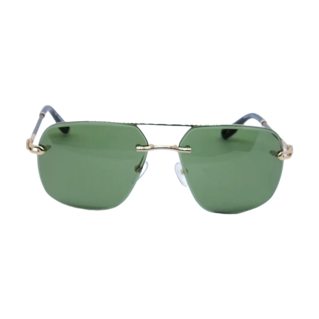 Porta Romana Vintage Collection Model 2319- Green Lenses with Gold Colored Frame