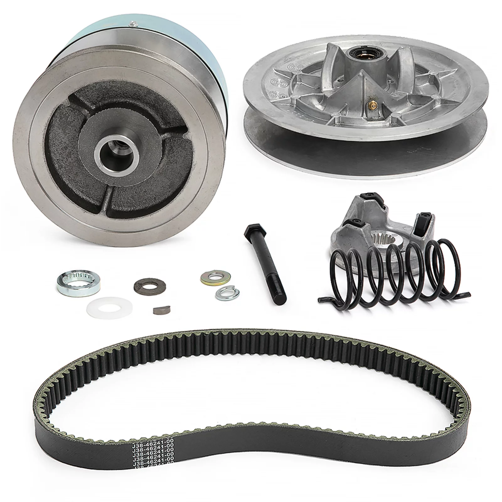Golf Cart Primary Secondary Drive Clutch Belt Kit for Yamaha G2 G8 G9 G14 G16 G22 1985-up