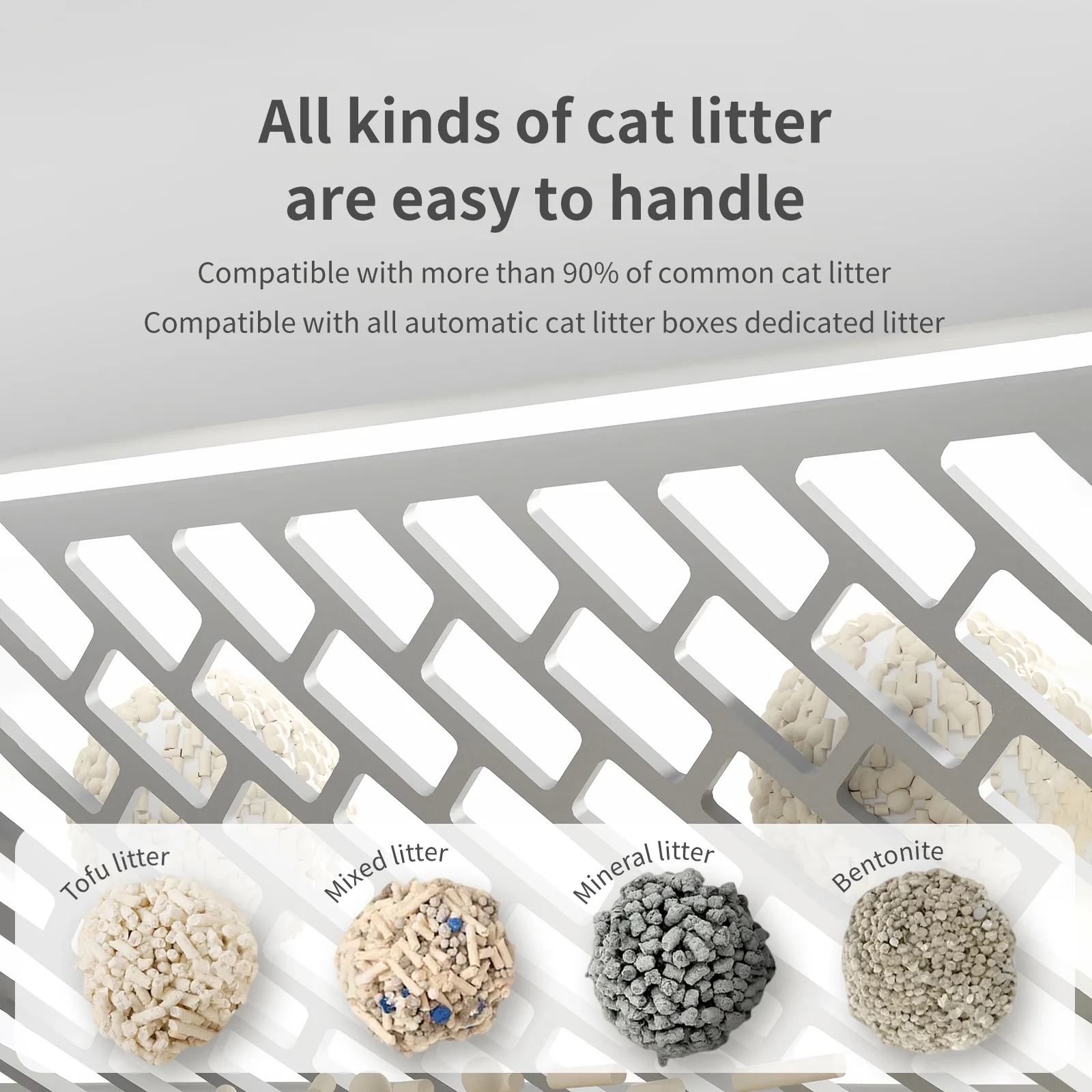 XCLOUD Smart Cat Litter Box, Self-Cleaning Cat litter Box, xSecure/Odor Removal/APP Control, 65L