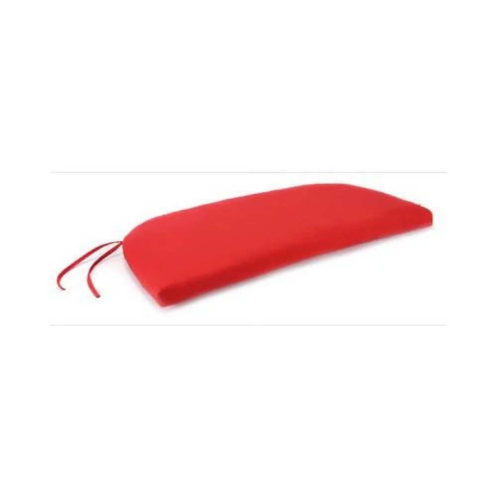 Jordan Manufacturing 9358-2569D Uptown Bench Cushion, Red, 18.5 x 35-In. - Quantity 1