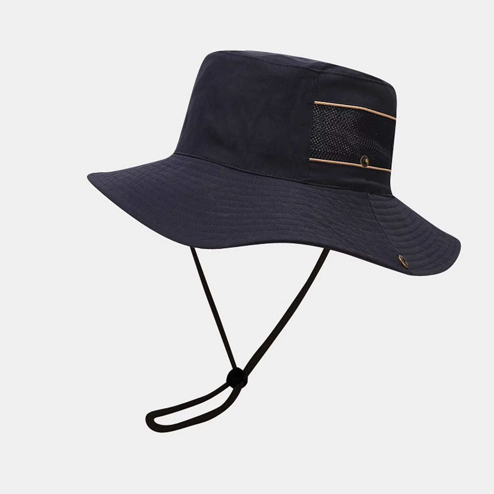 Bucket Hats Breathable Wide Brim Boonie Hat Outdoor Mesh Cap For Travel Fishing