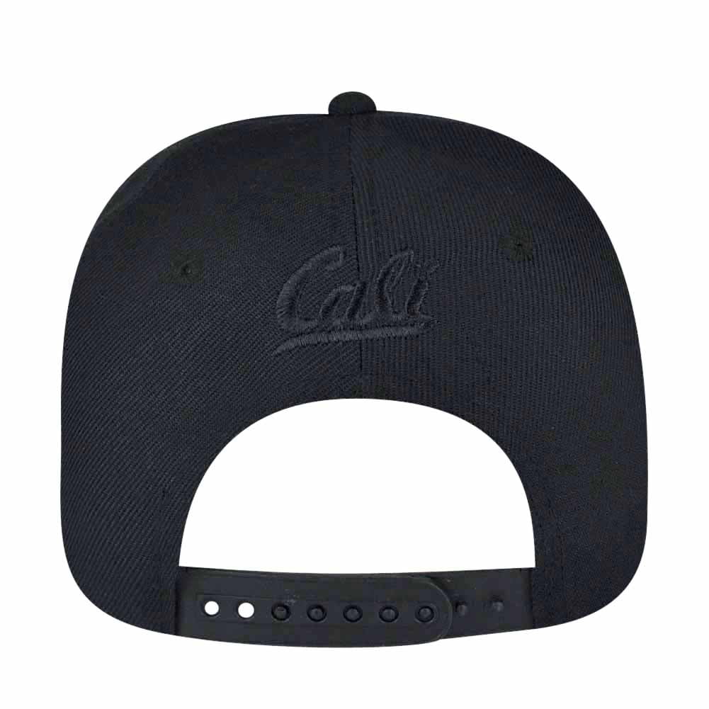 California Republic Cali Bears Solid Flag Logo Plain Snapback Flat Bill Hat Cap