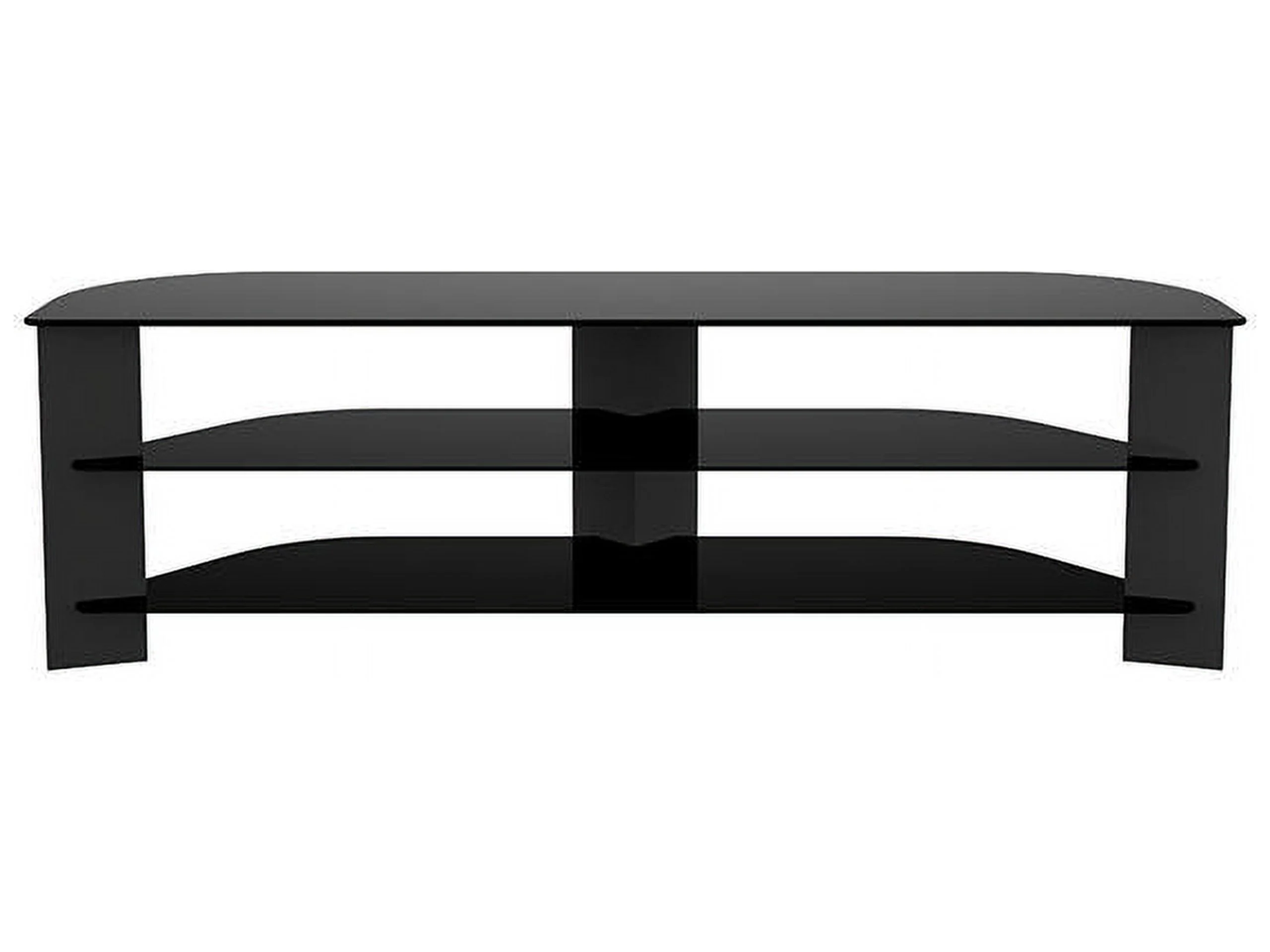 AVF Wood Glass Varano TV Stand with Glass Shelves for TVs 37