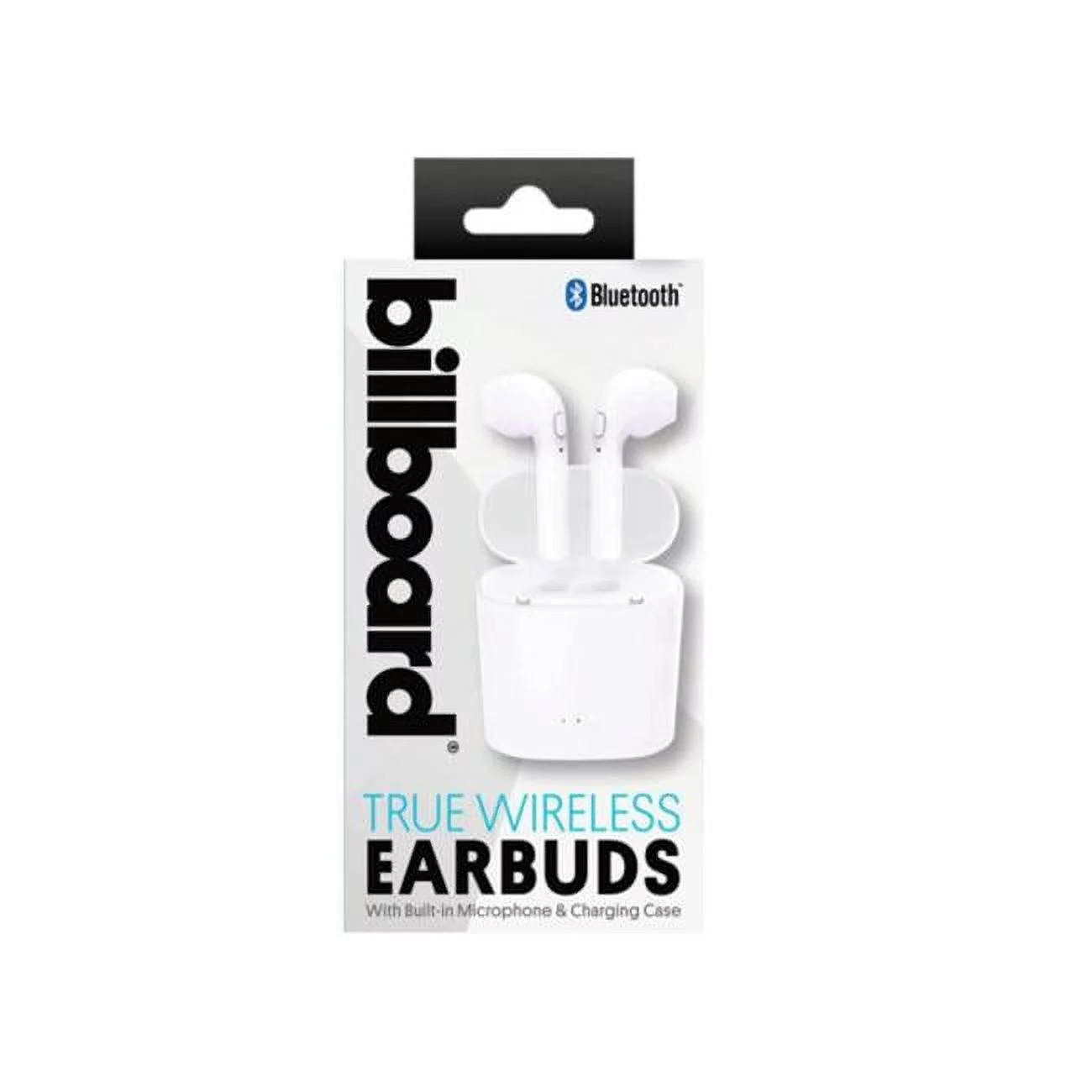 Billboard Bluetooth True Wireless Earbuds with Charging Case - Case of 2