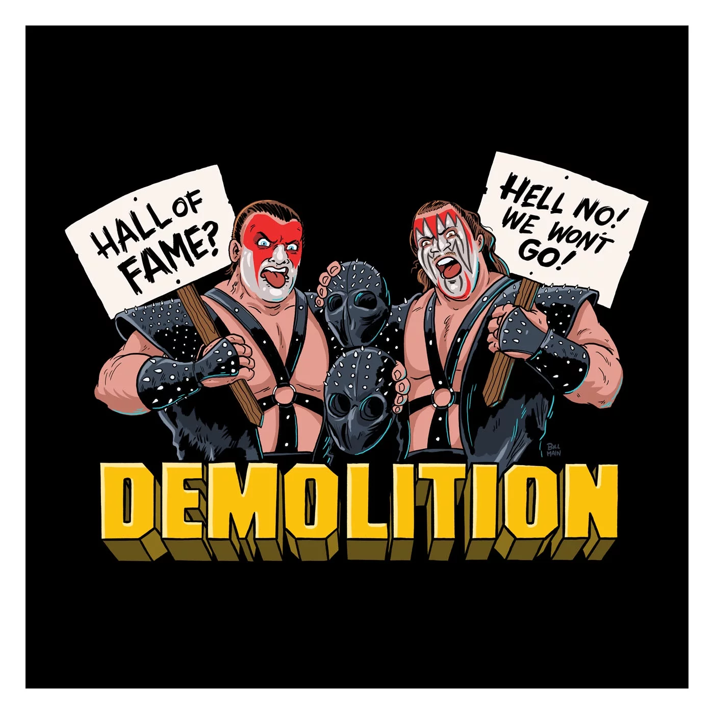 LICENSED Pro Wrestling Tees™ Womens Demolition We Won't Go HQ Fashion Tee