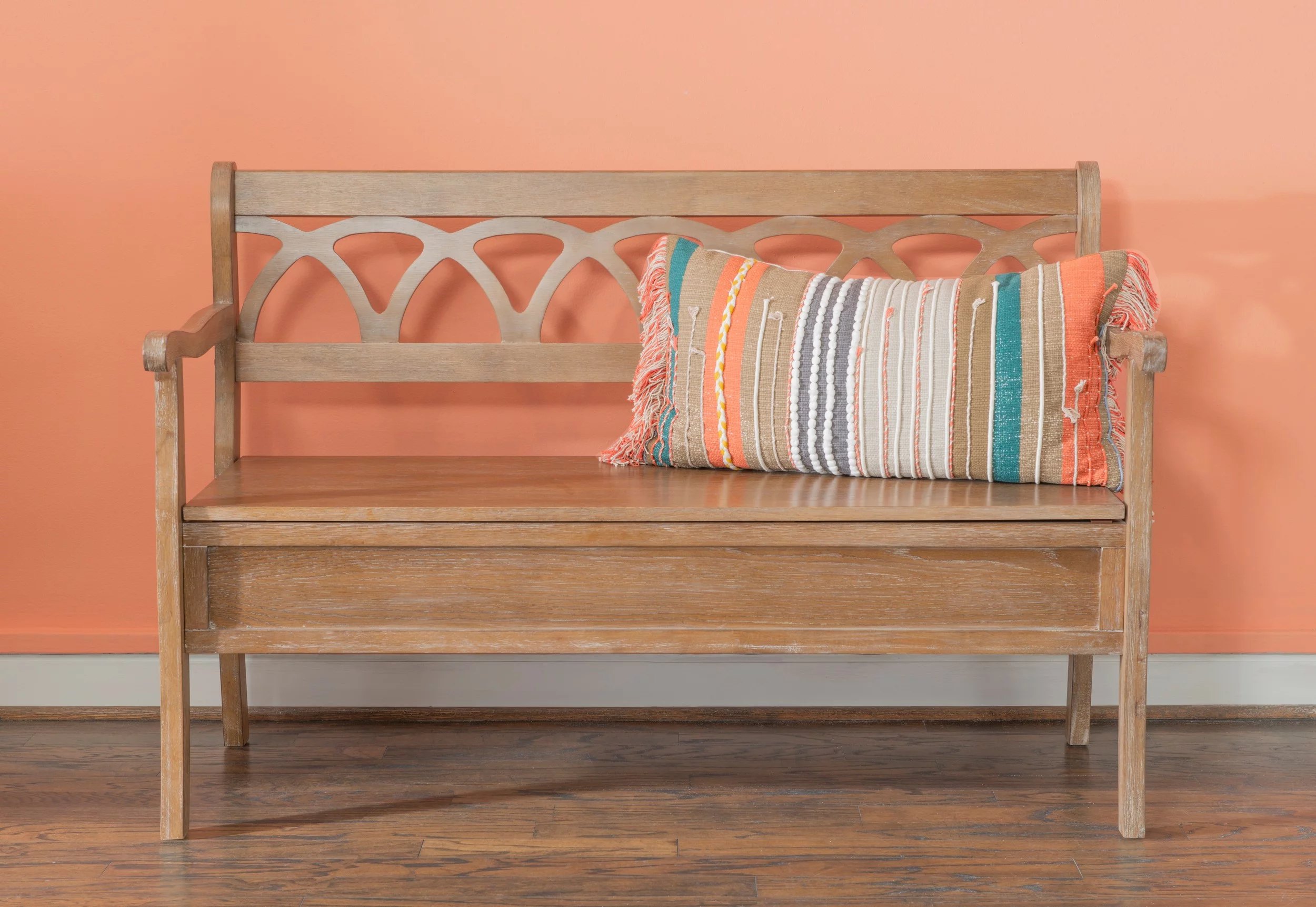 Elliana Storage Bench, Natural Driftwood