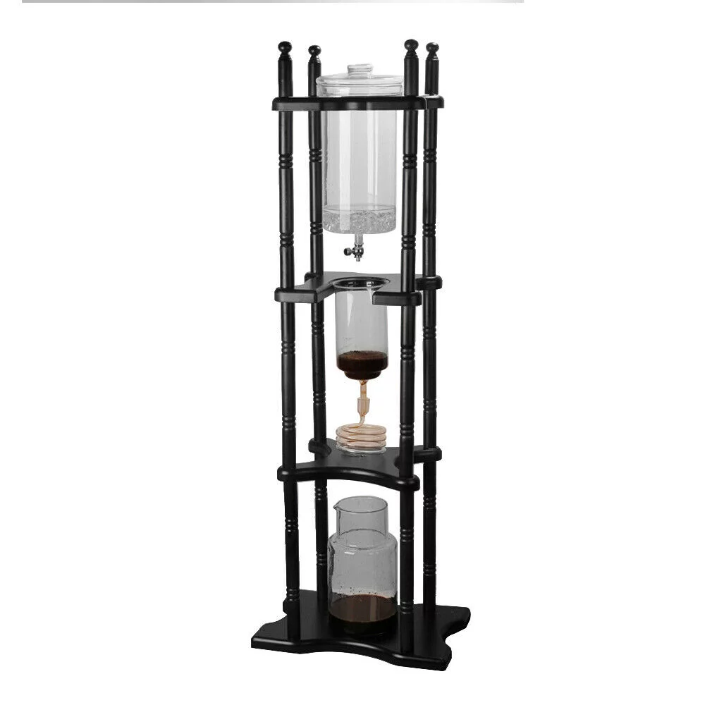 Cold Brew Coffee Maker Glass Dutch Coffee Dripper Ice Drip Coffee Tower 2500ml 28*24.5*115 Cm