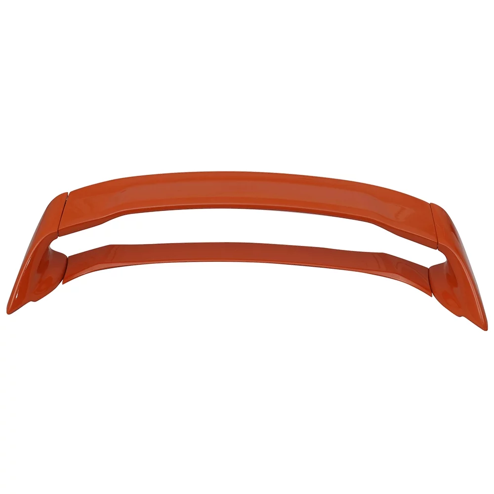Ikon Motorsports Compatible with 12-15 Civic 4D Sedan MU Trunk Spoiler Painted #YR612P Orange Fire Pearl