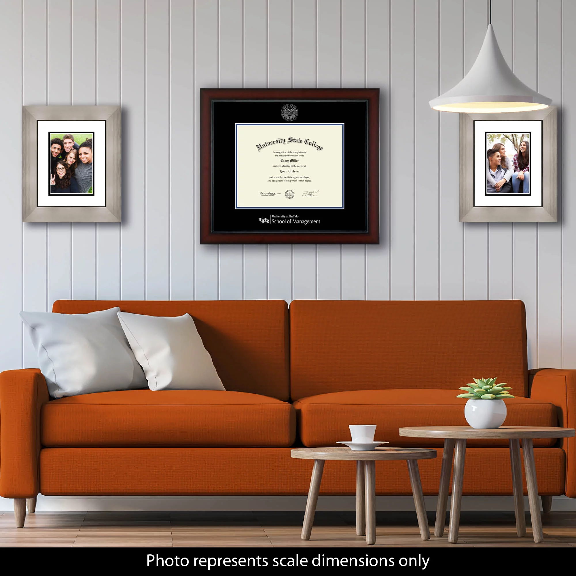 University at Buffalo School of Management Diploma Frame, Document Size 12.5