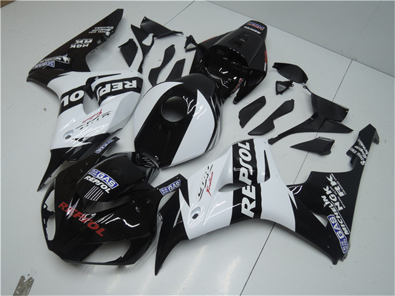 NT Fairing Fairings kit Fit for HONDA Motorcycle Sport Bike 2006 2007 CBR1000RR ABS Injection Mold 24 lbs White Repsol Plastic a006