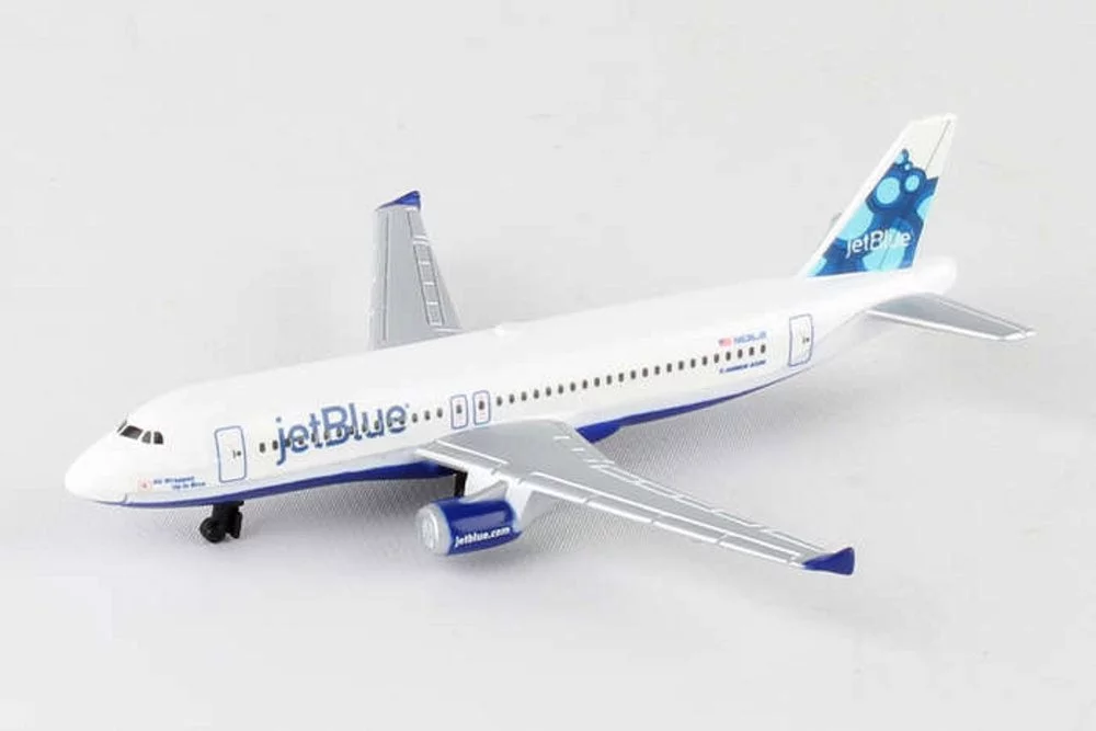 United, Jetblue, Delta Airlines Diecast Airplane Package - Three 5.5