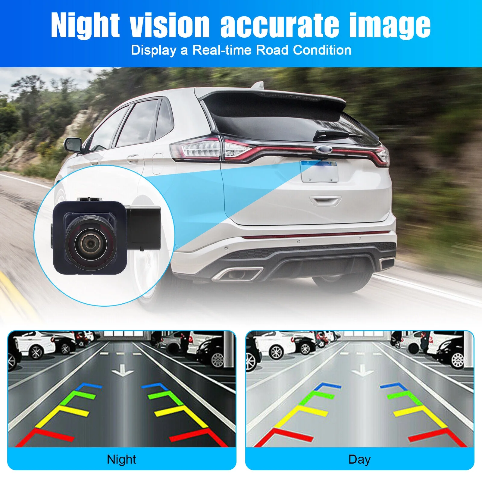 Rear View Backup Camera Fit For Ford Edge 2011 2012 2013 2014 2015 BT4Z-19G490-B
